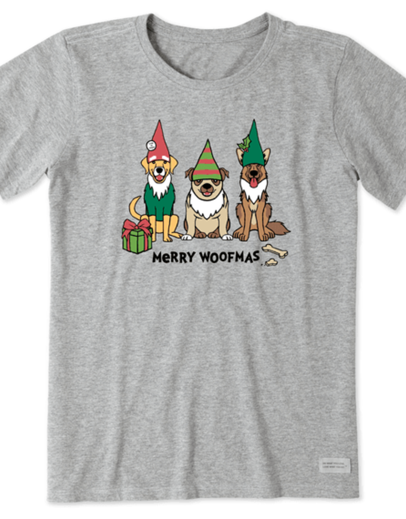 Life is Good Life is Good Merry Woofmas T-Shirt