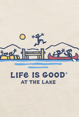 Life is Good Life is Good W Crusher Tee Fun at the Lake