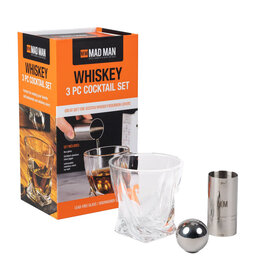 Mad Man Mad Man Whiskey 3-pc Cocktail Set