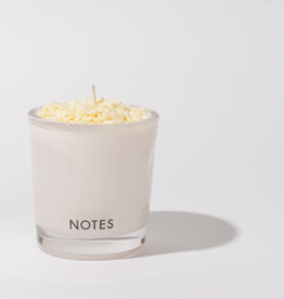 Notes Candles Notes Starter Candle Glass White