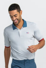 Southern Shirt Company Southern Shirt Co. Retro Ribbed Cuff Polo