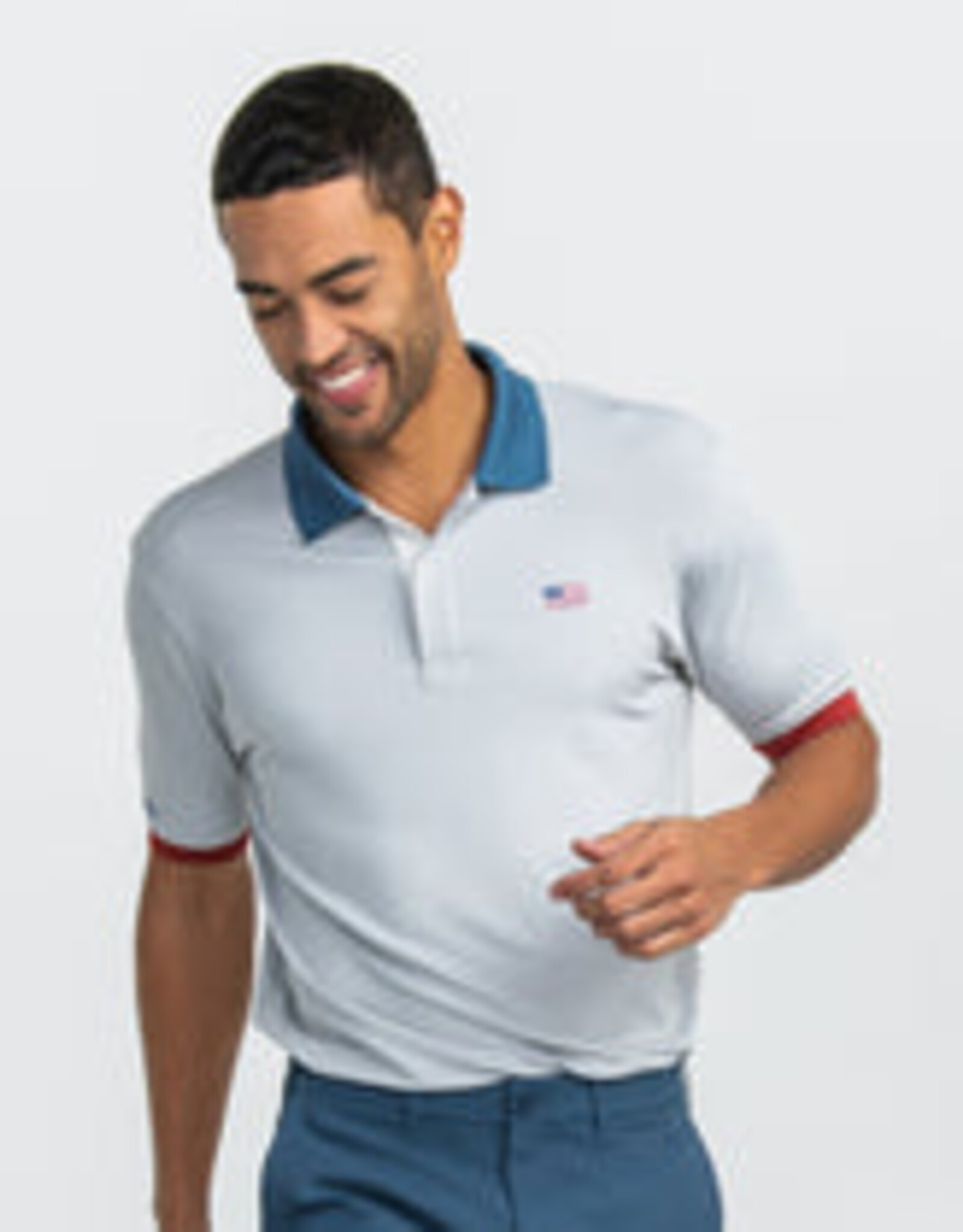 Southern Shirt Company Southern Shirt Co. Retro Ribbed Cuff Polo