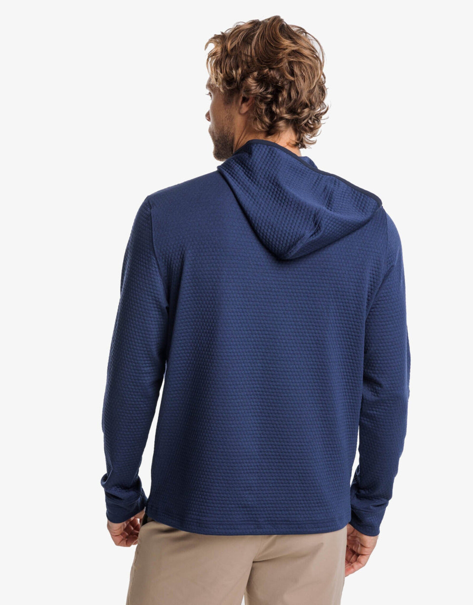 Southern Tide Southern Tide M LS Scuttle Hoodie Perf. Heather Qzip