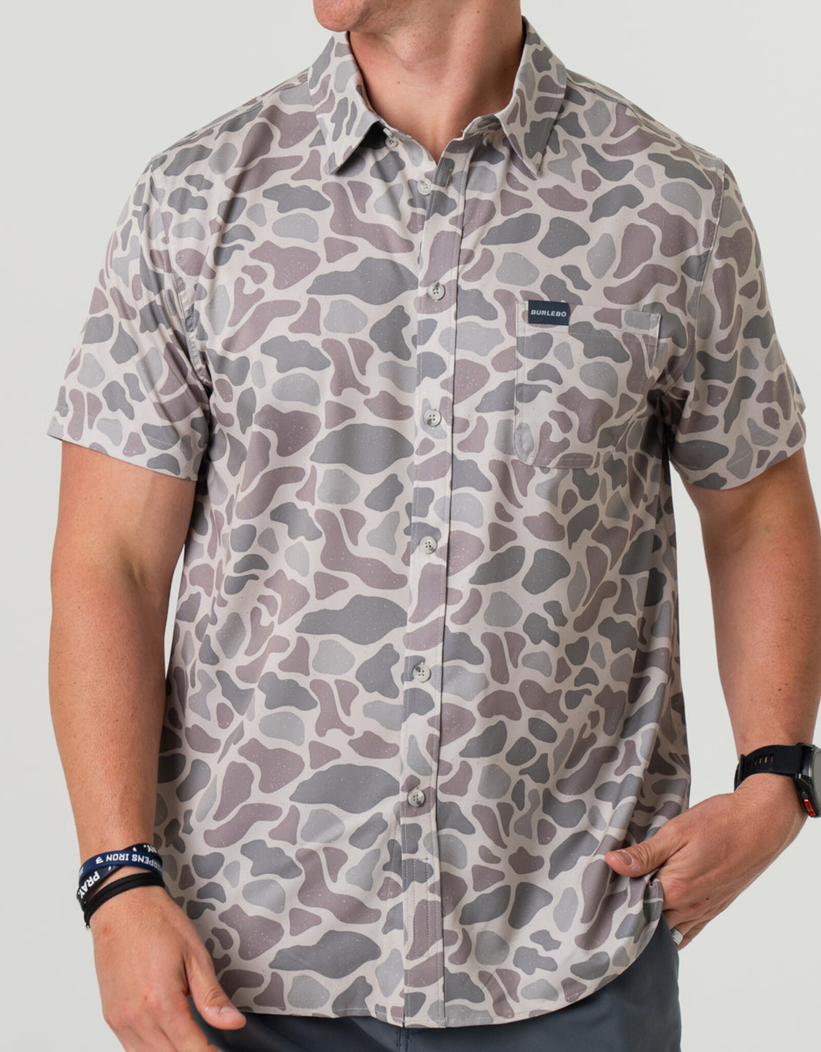 Burlebo Burlebo Performance Button Up