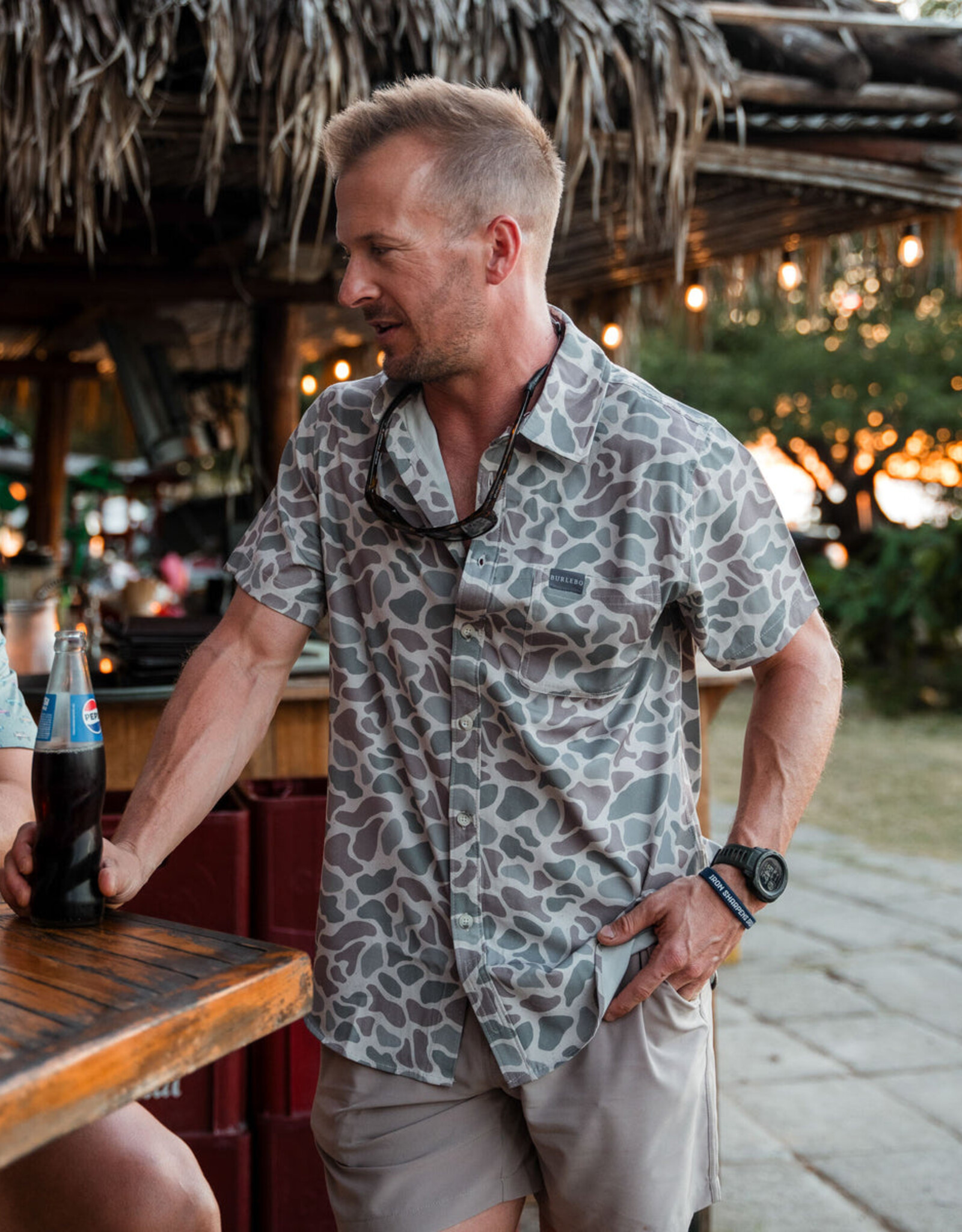 Burlebo Burlebo Performance Button Up