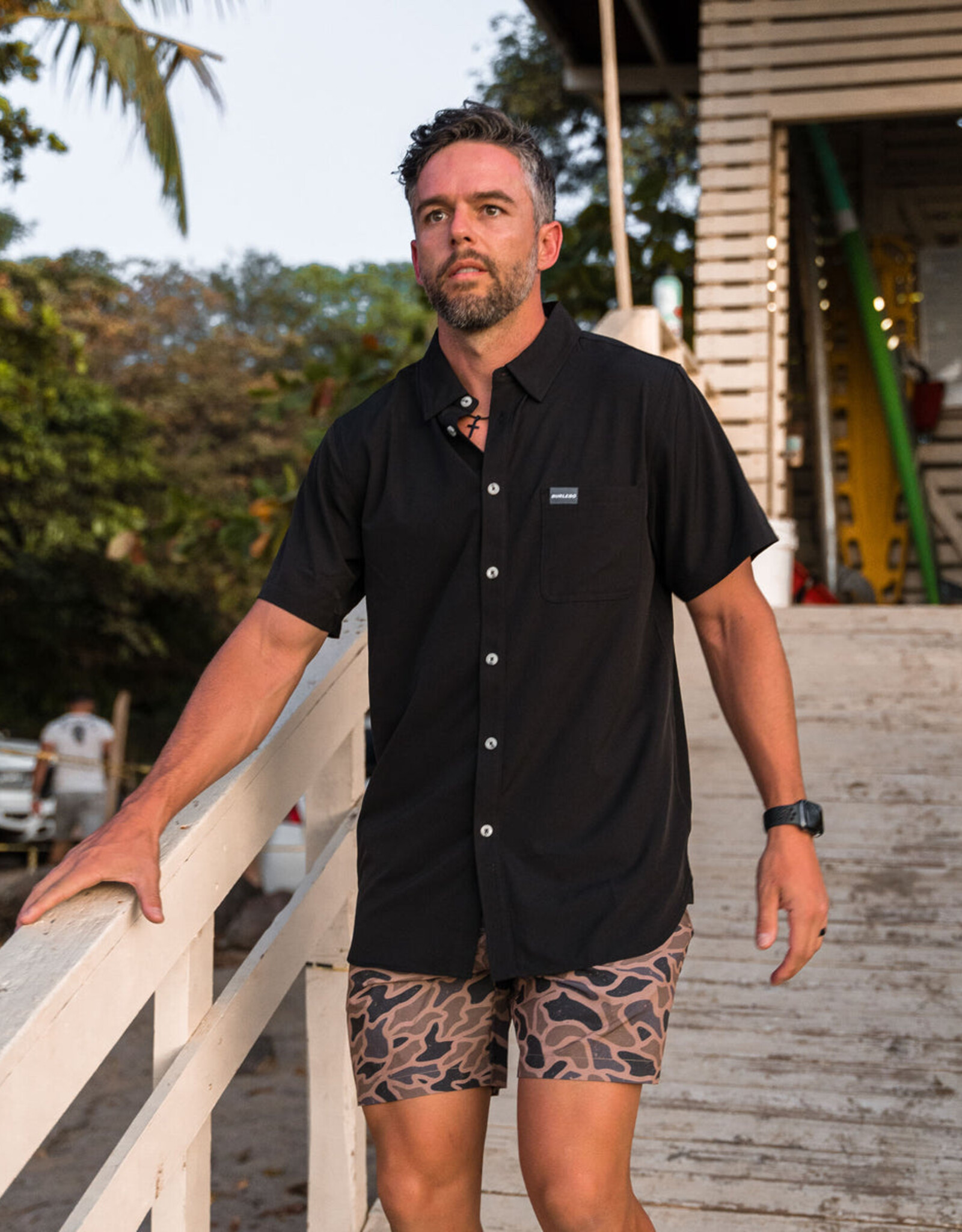 Burlebo Burlebo Performance Button Up