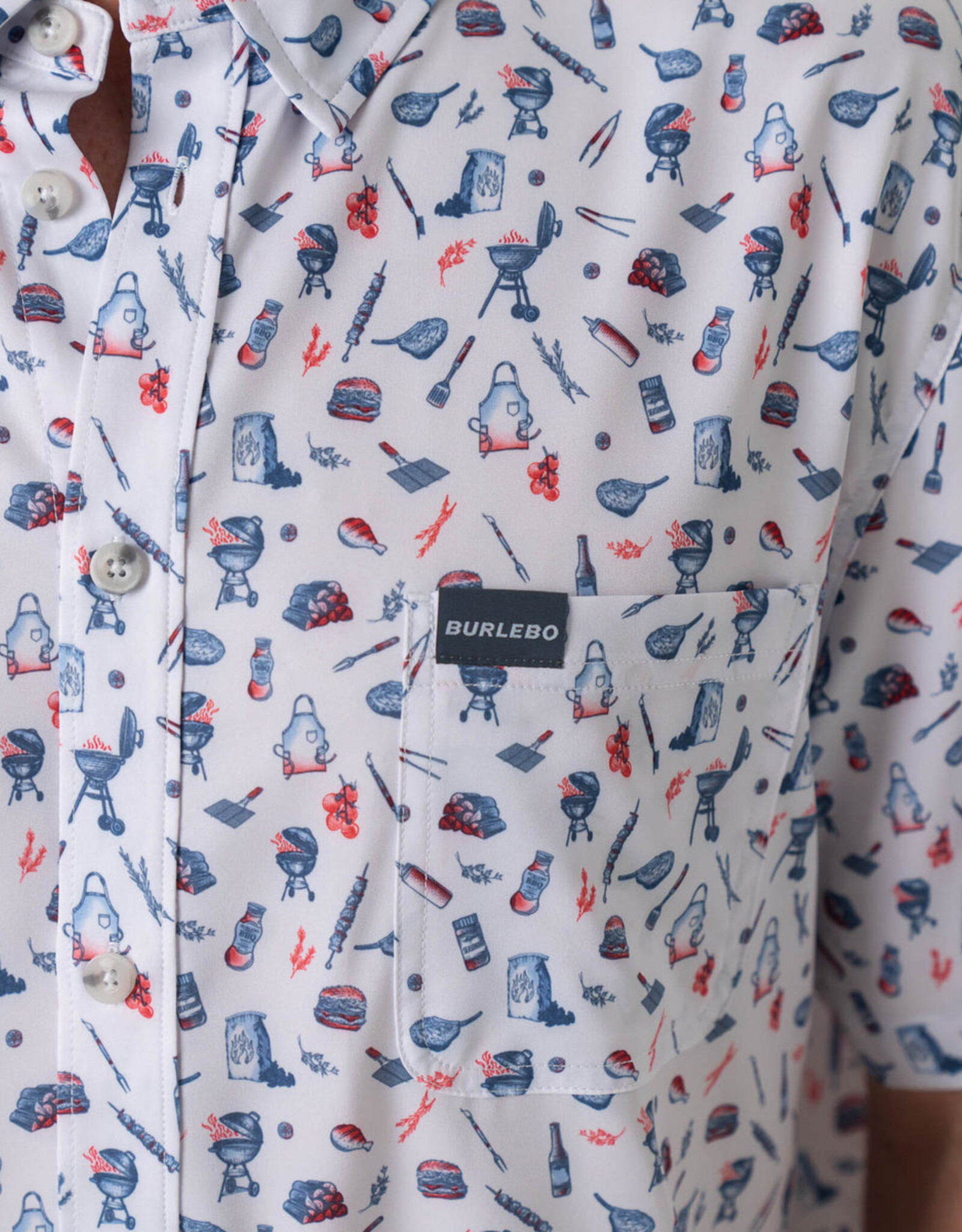 Burlebo Burlebo Performance Button Up