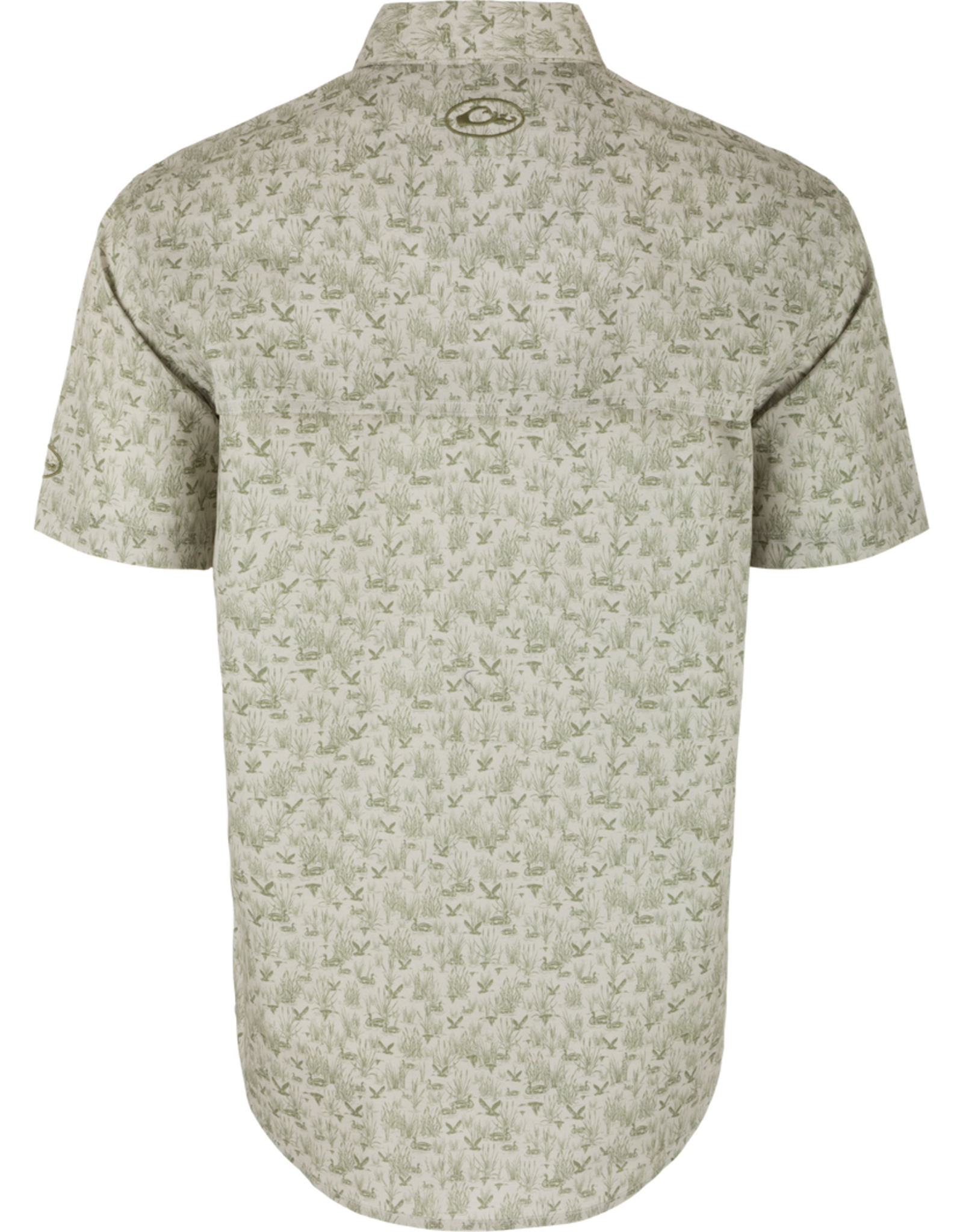 Drake Drake Cotton SS Shirt Marsh Print