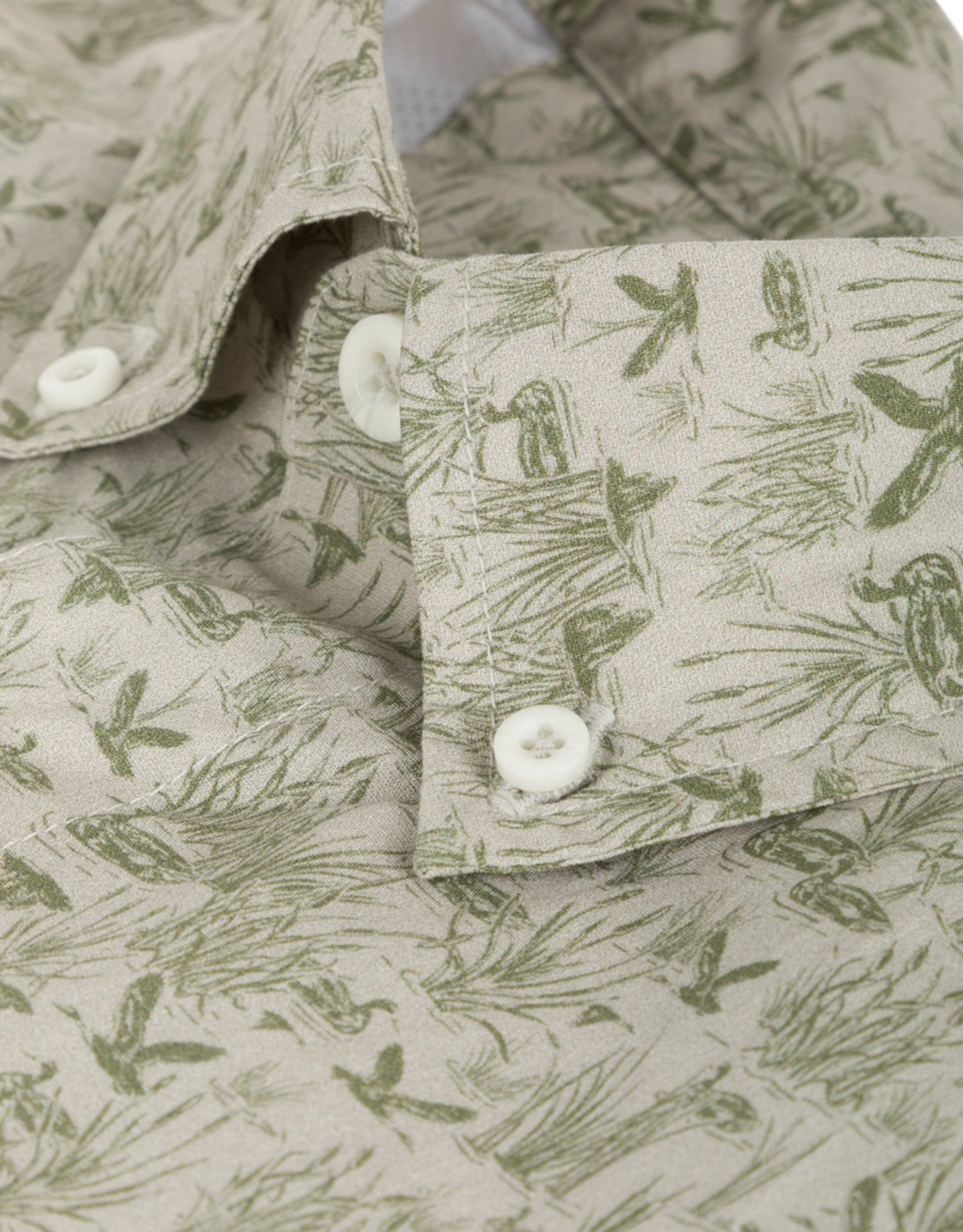 Drake Drake Cotton SS Shirt Marsh Print