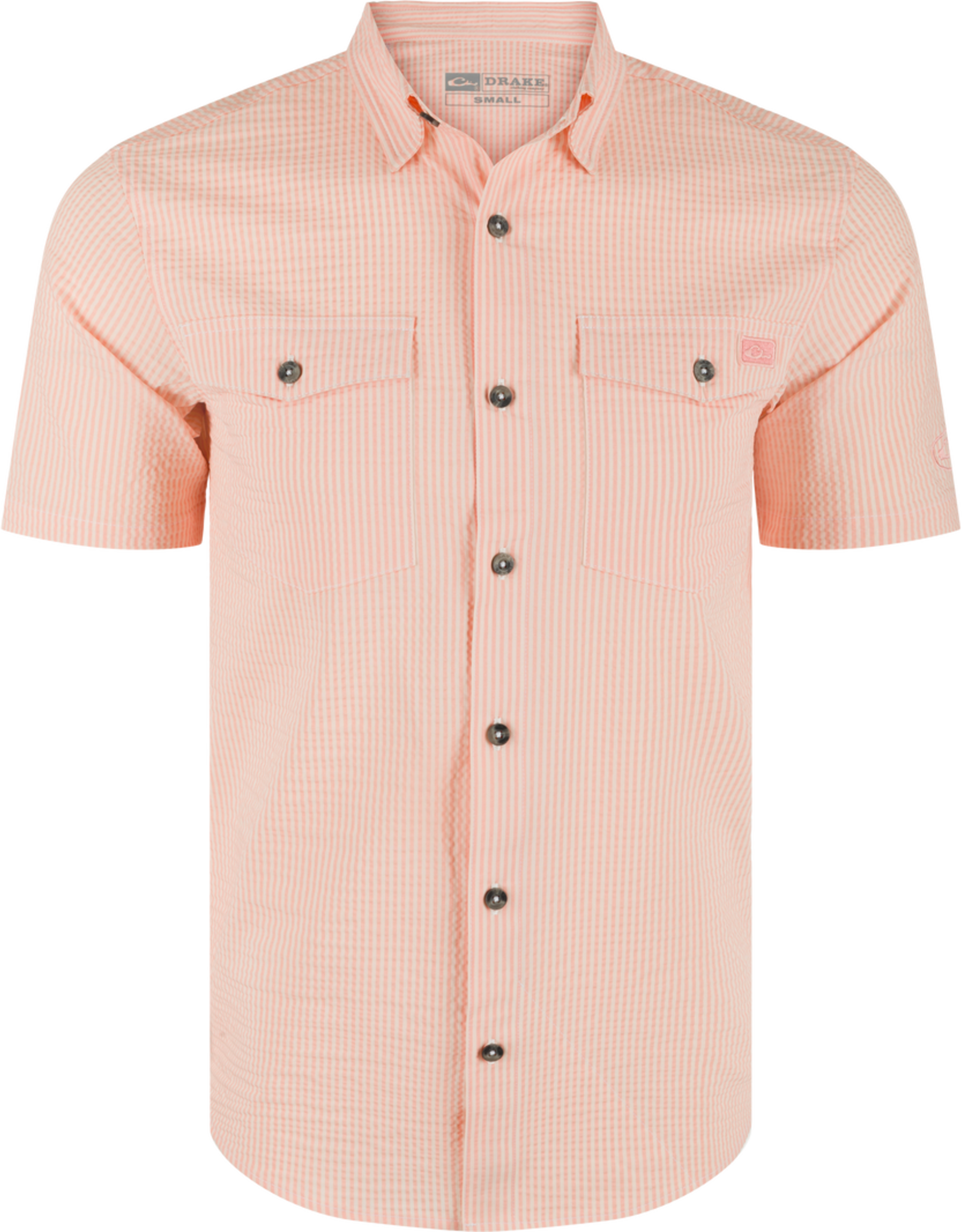 Drake Drake Frat BD Seersucker Stripe SS