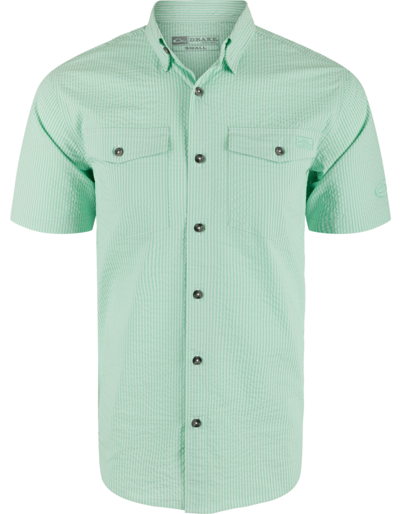 Drake Drake Frat BD Seersucker Stripe SS