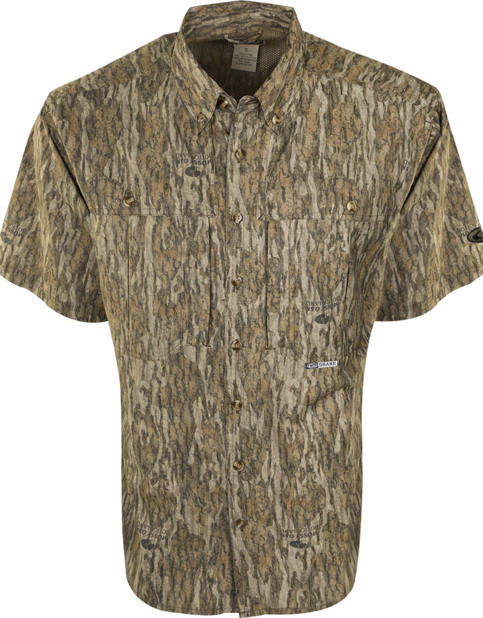 Drake Drake EST Camo Flyweight S/S Wingshooter's Shirt w/Mesh Back