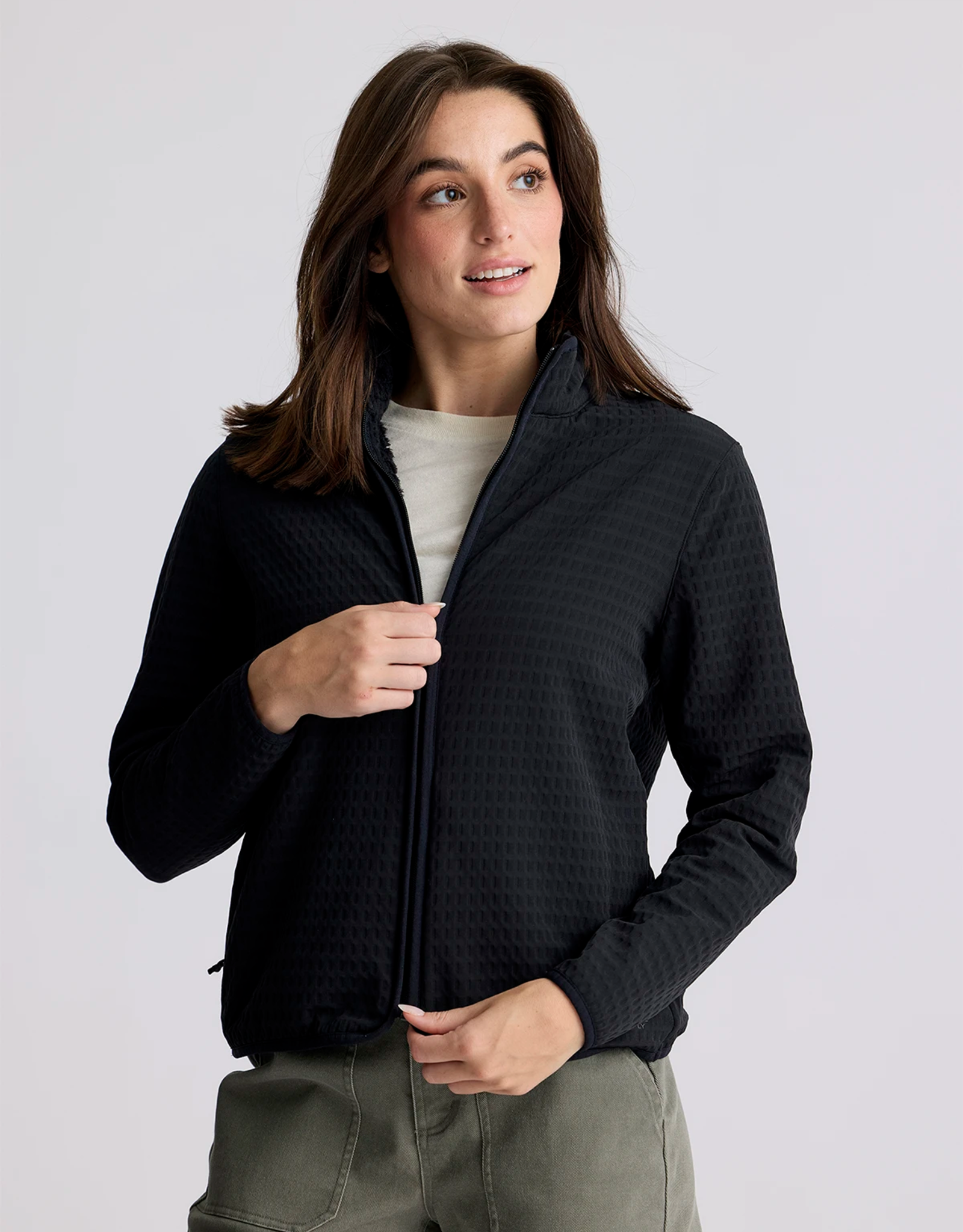 Free Fly Free Fly W Gridback Fleece Jacket