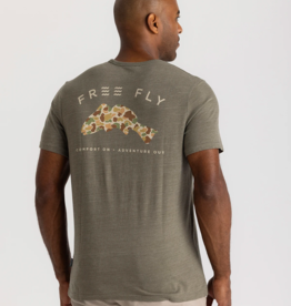 Free Fly Free Fly M Vntg Camo Redfish Pkt Tee