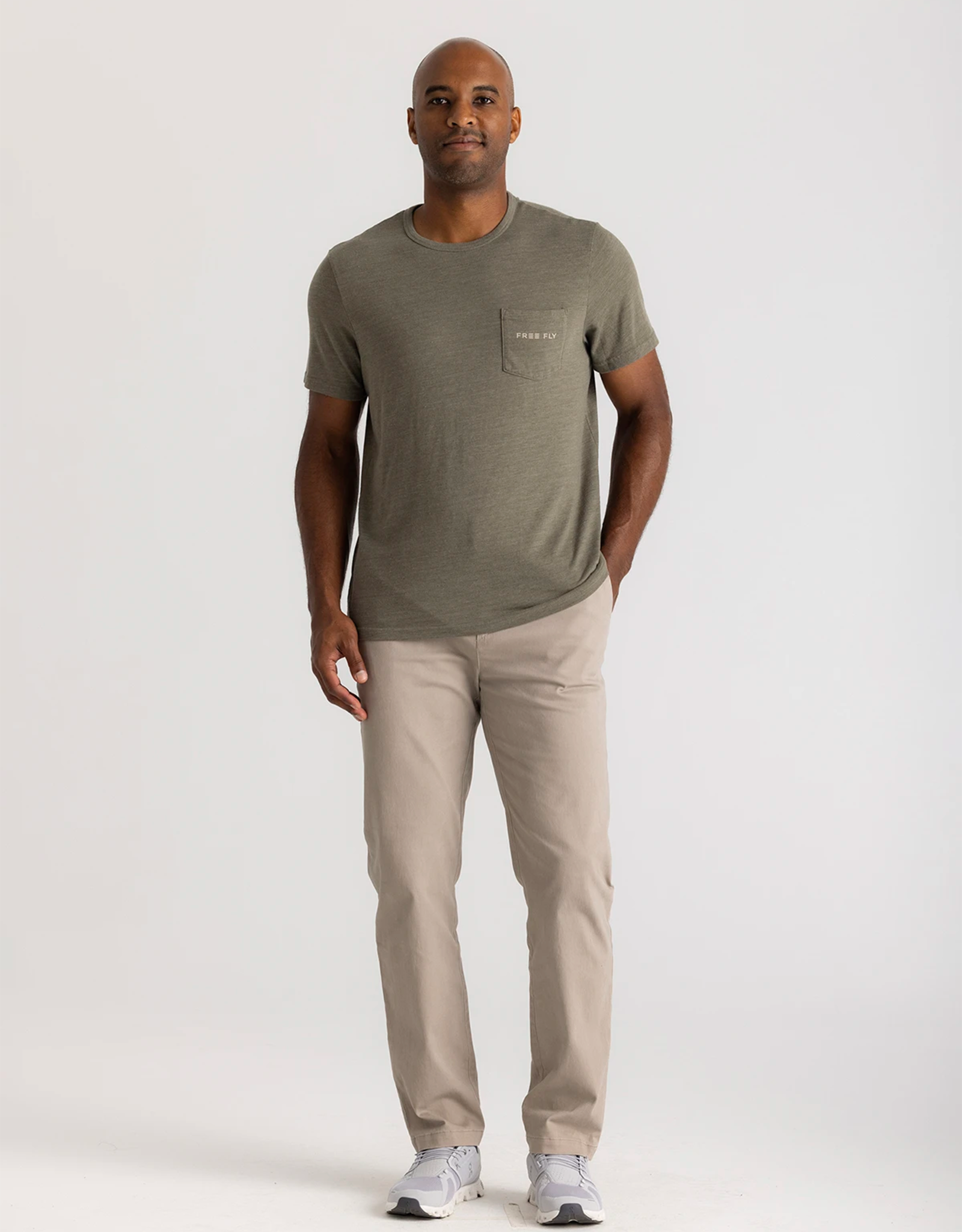 Free Fly Free Fly M Vntg Camo Redfish Pkt Tee