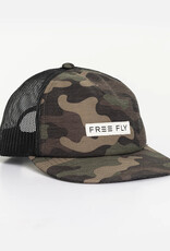 Free Fly Free Fly Reverb Packable Trucker Hat - Woodland Camo