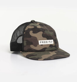 Free Fly Free Fly Reverb Packable Trucker Hat - Woodland Camo