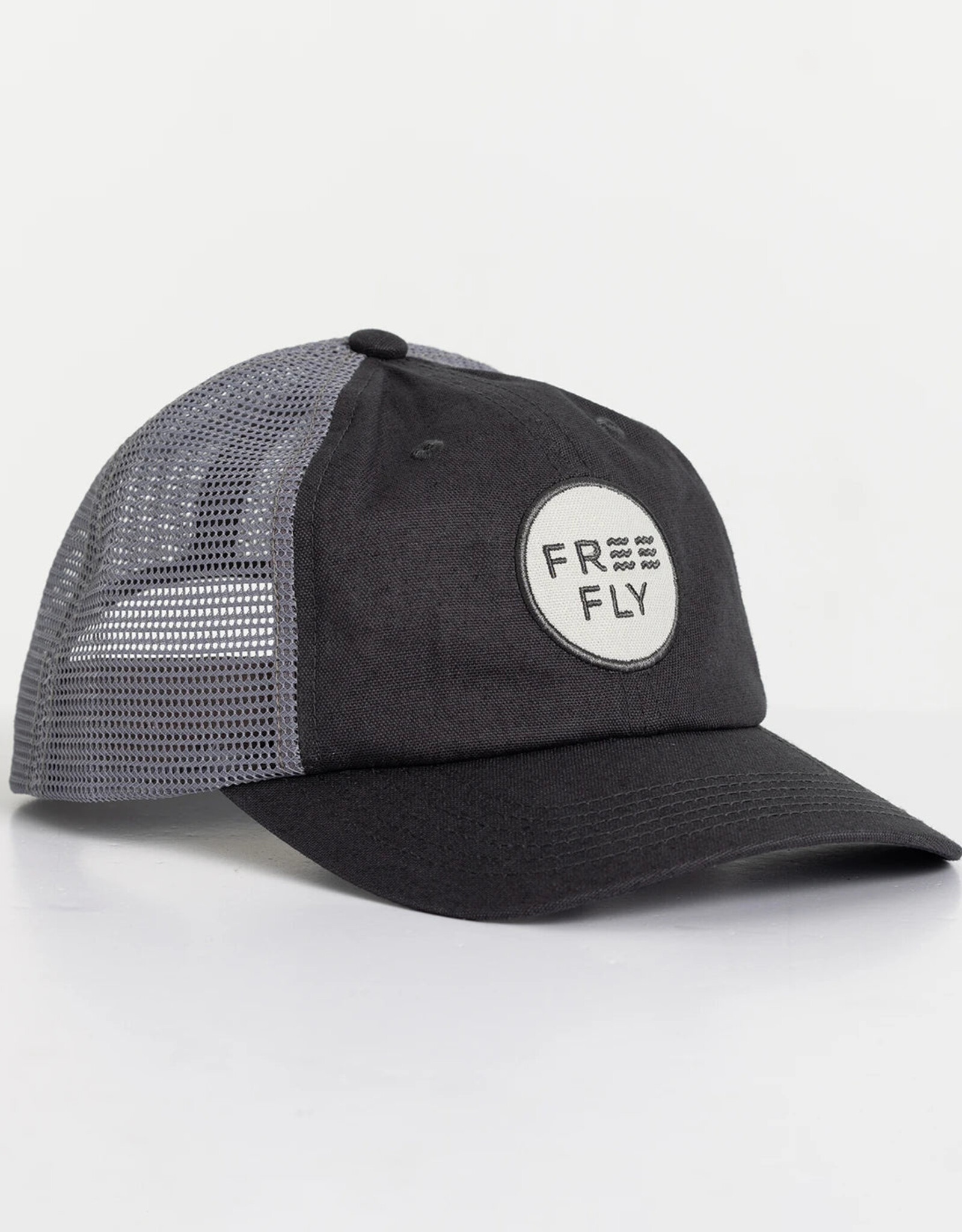 Free Fly Free Fly Low Pro Badge Trucker Hat - Washed Navy