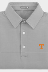 GenTeal Genteal Club Pinstripe Performance Polo With Power T GenTeal Genteal Club Pinstripe Performance Polo With Power T