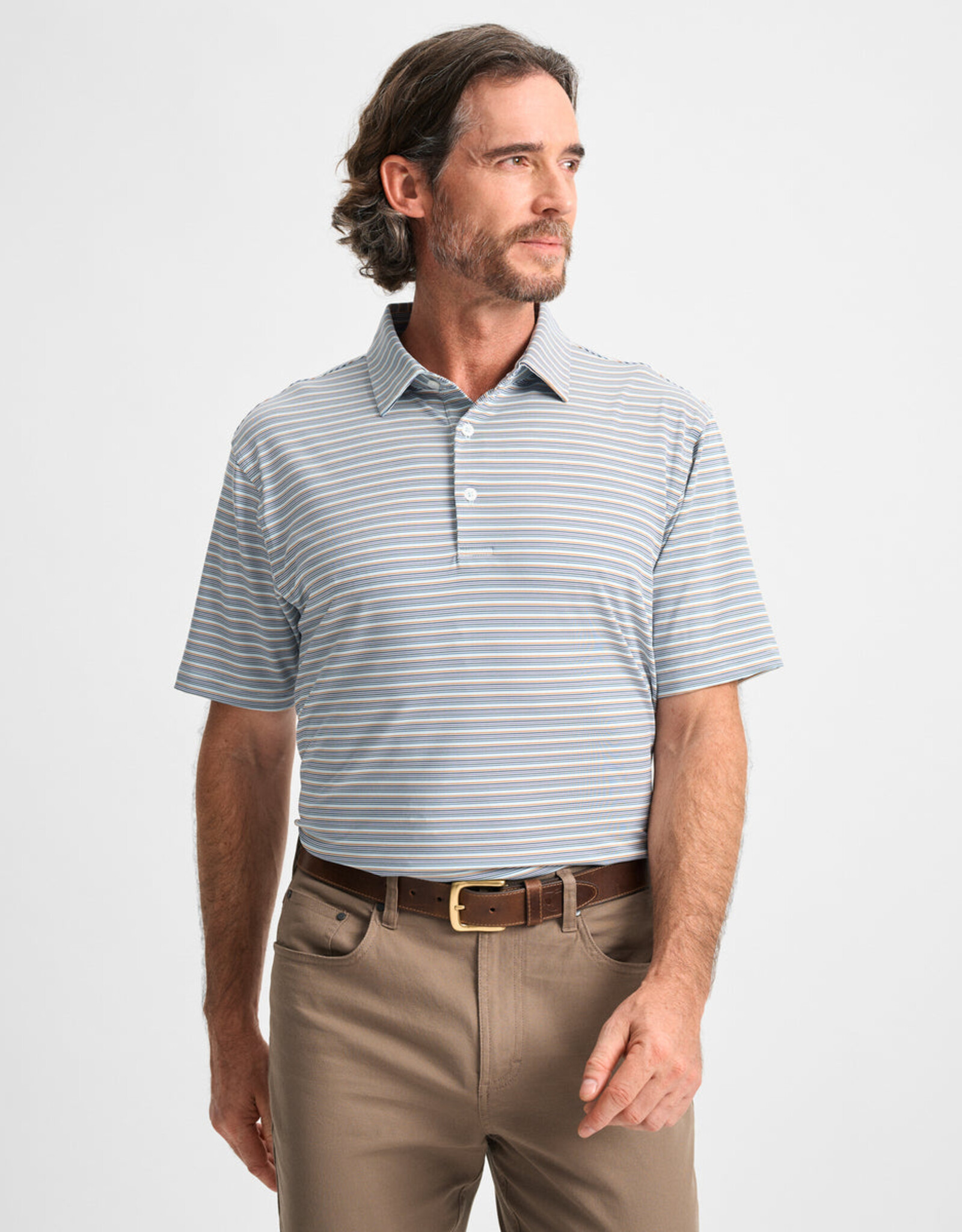 GenTeal Genteal MultiPinstripe Performance Polo