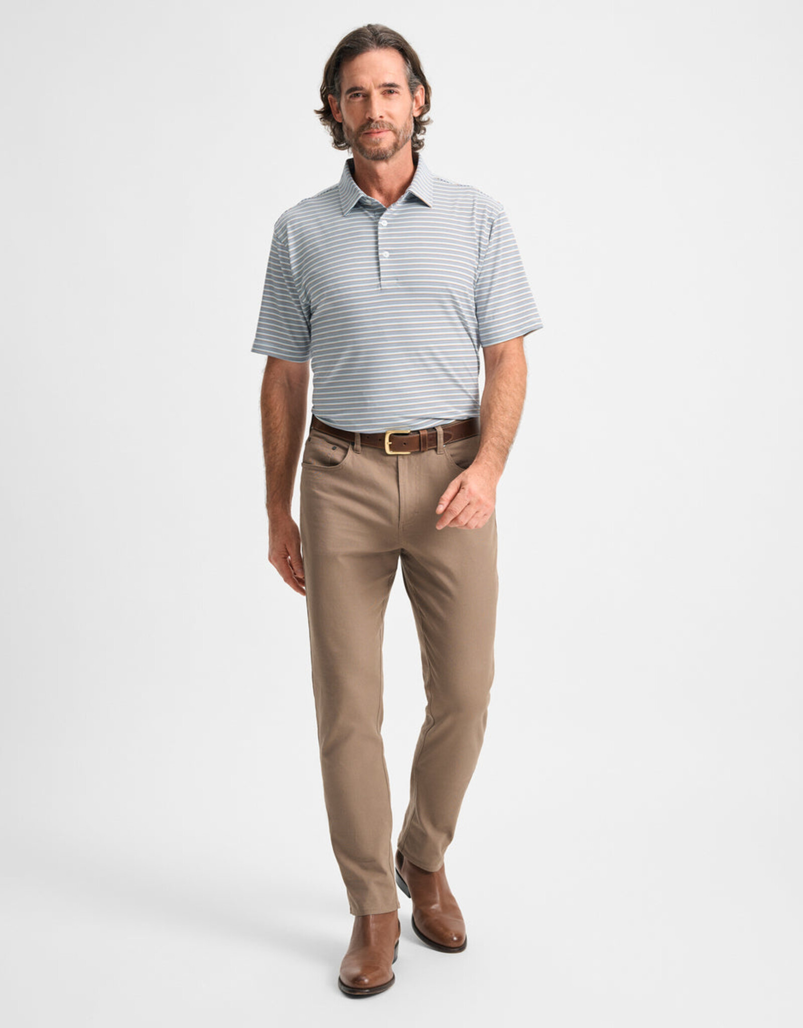 GenTeal Genteal MultiPinstripe Performance Polo