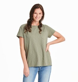 Life is Good Life is good W Textured Slub Pocket Tee