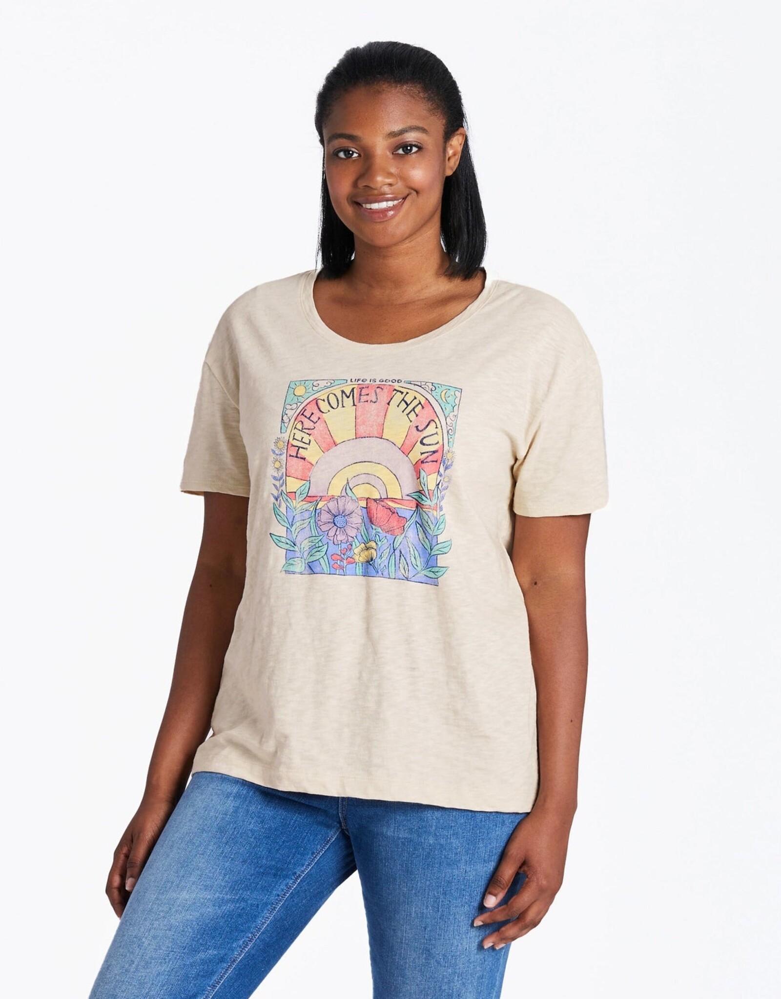 Life is Good Life Is Good W SS Relaxed Tee