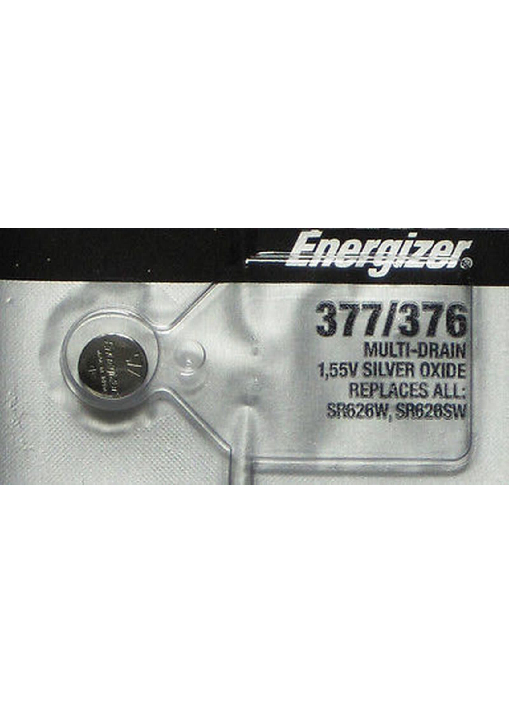 ENERGIZER 377/376 MULTI-DRAIN BATTERY 1.55V REPLACES SR626W SR626SW