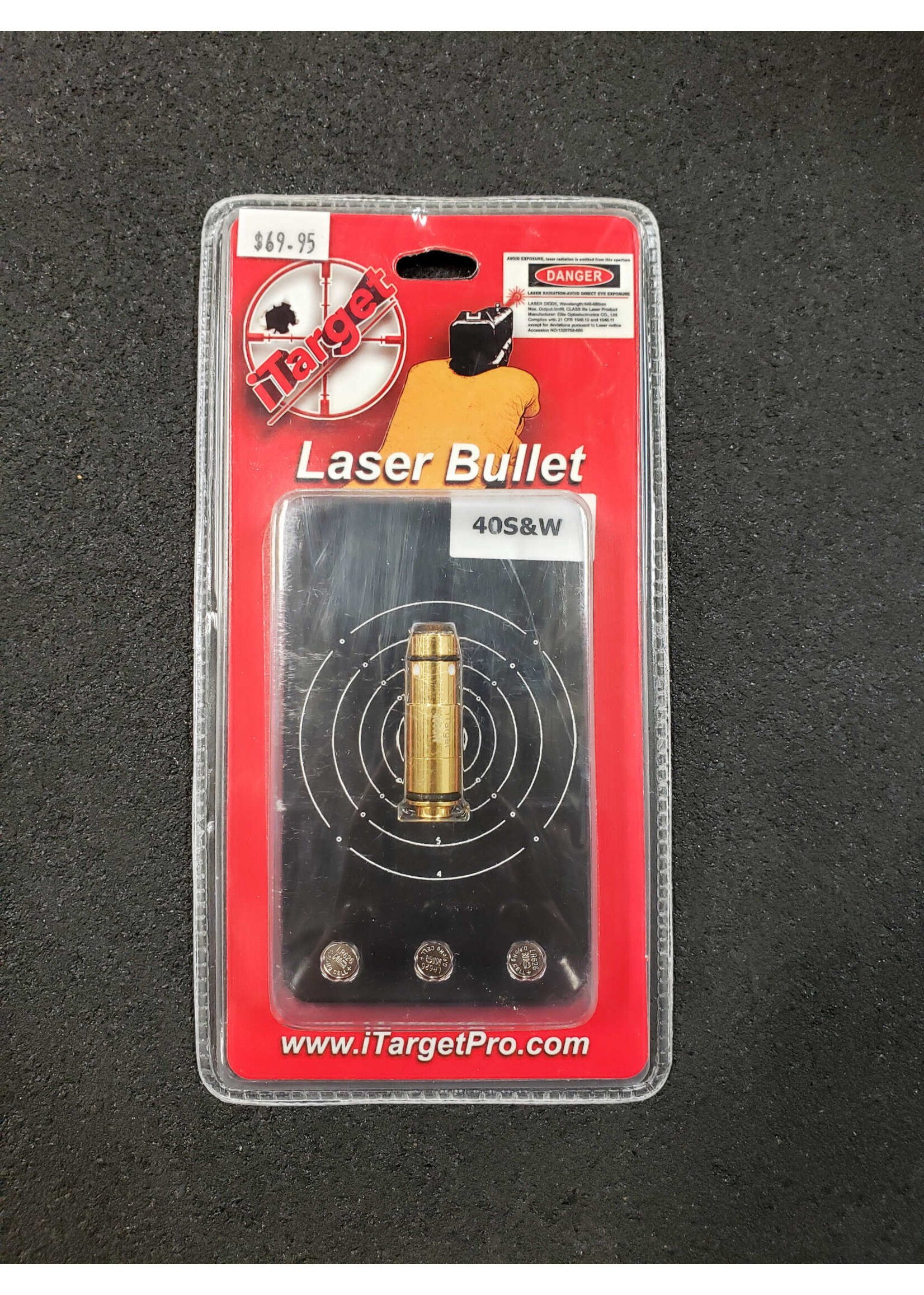 ITARGET LASER BULLET 40S&W