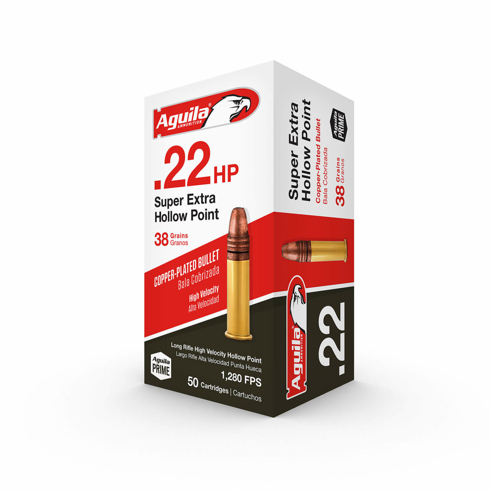 AGUILA .22LR SUPER EXTRA HOLLOW POINT 38GR 50RD