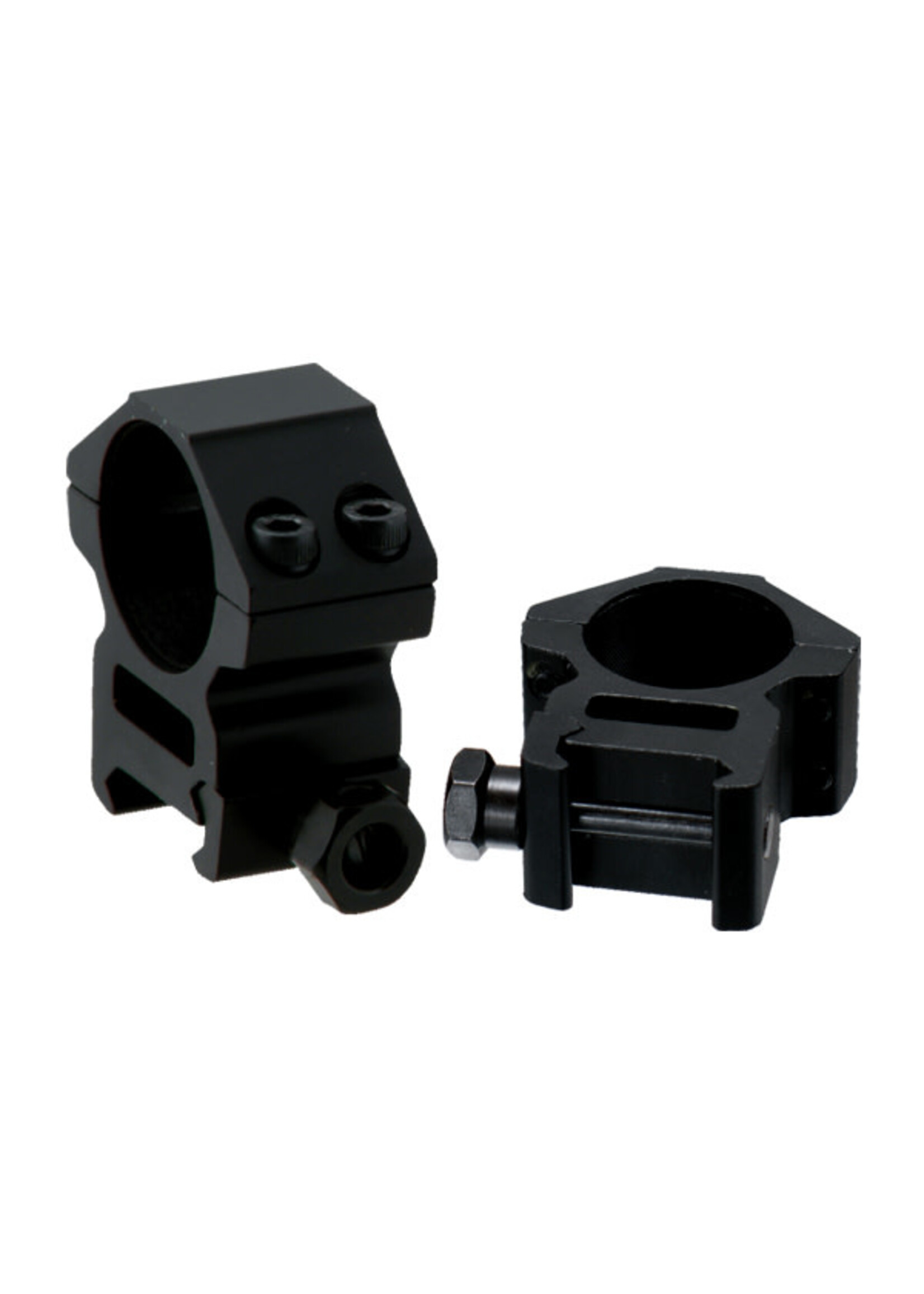 UTG ACCUSHOT 1IN MEDIUM PROFILE PICATINNY SCOPE RINGS 2PCS