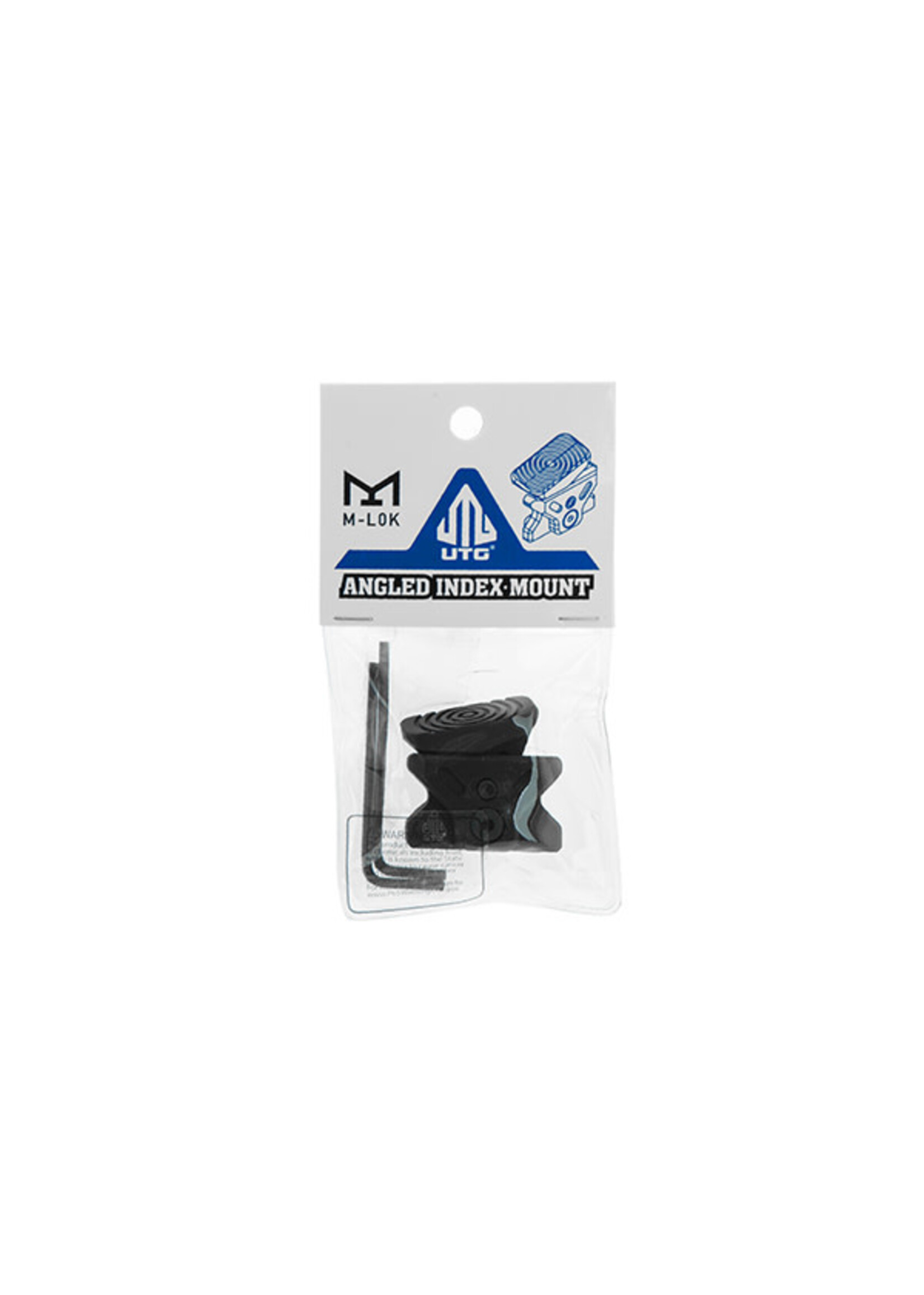 UTG M-LOK ANGLED INDEX MOUNT BLACK