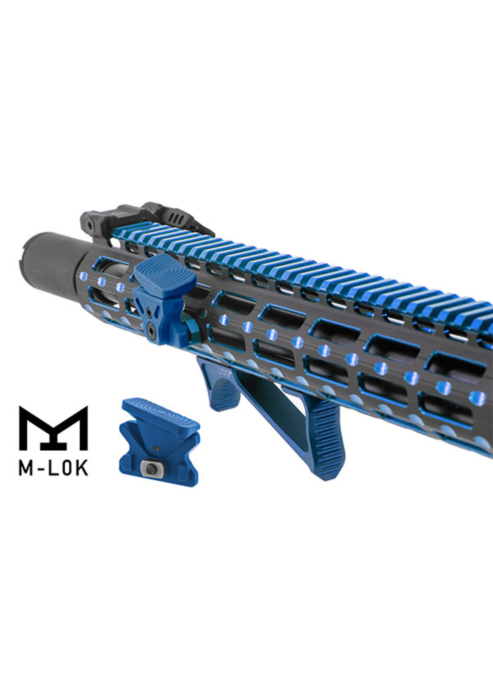 UTG M-LOK ANGLED INDEX MOUNT BLUE