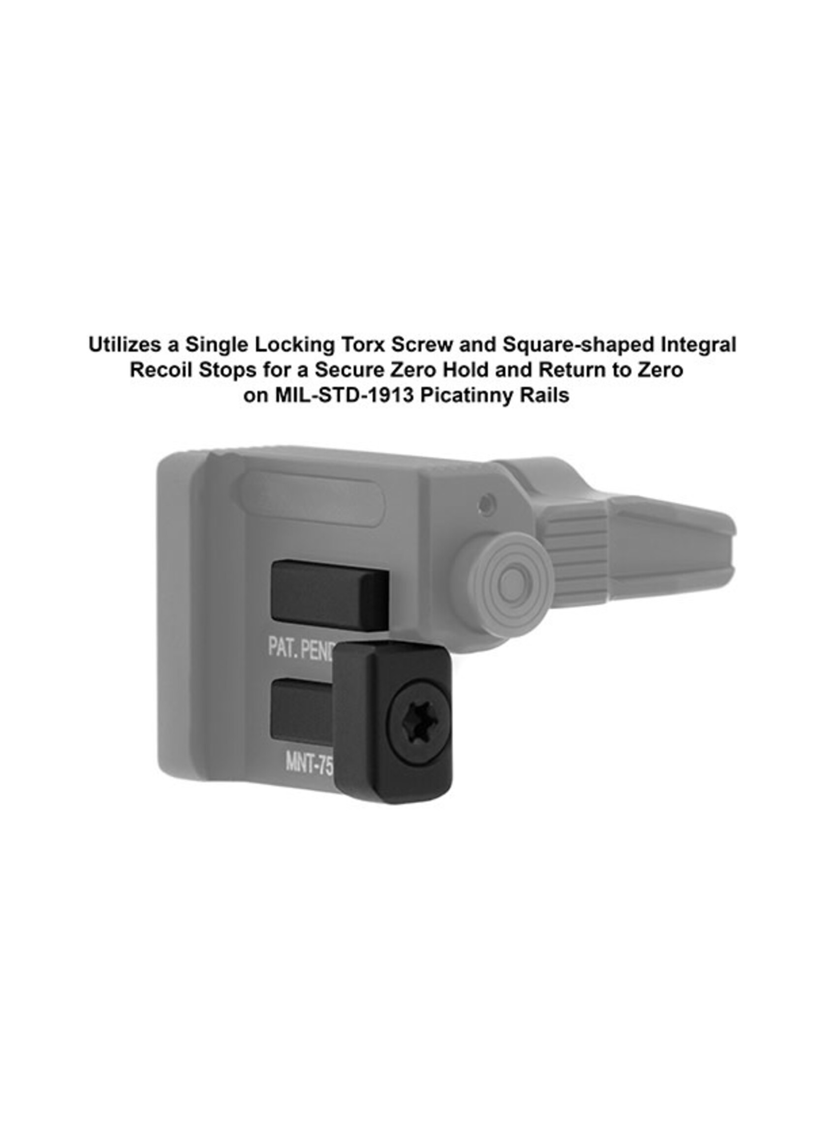UTG ACCU-SYNC SPRING-LOADED FLIP-UP FRONT SIGHT