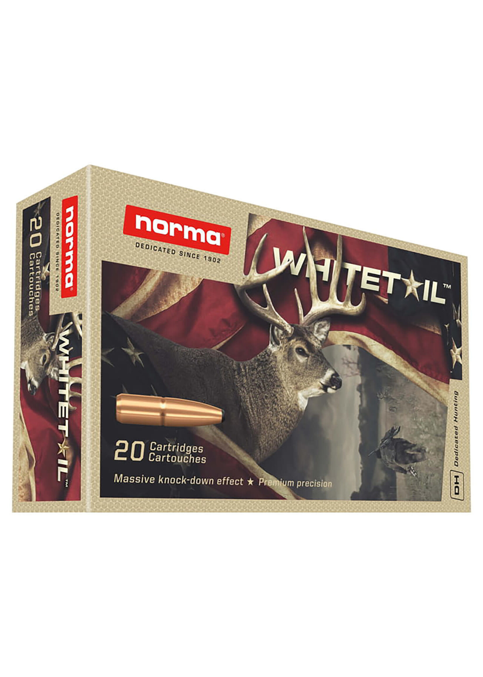 NORMA 270WIN WHITETAIL SP 130GR  20RDS