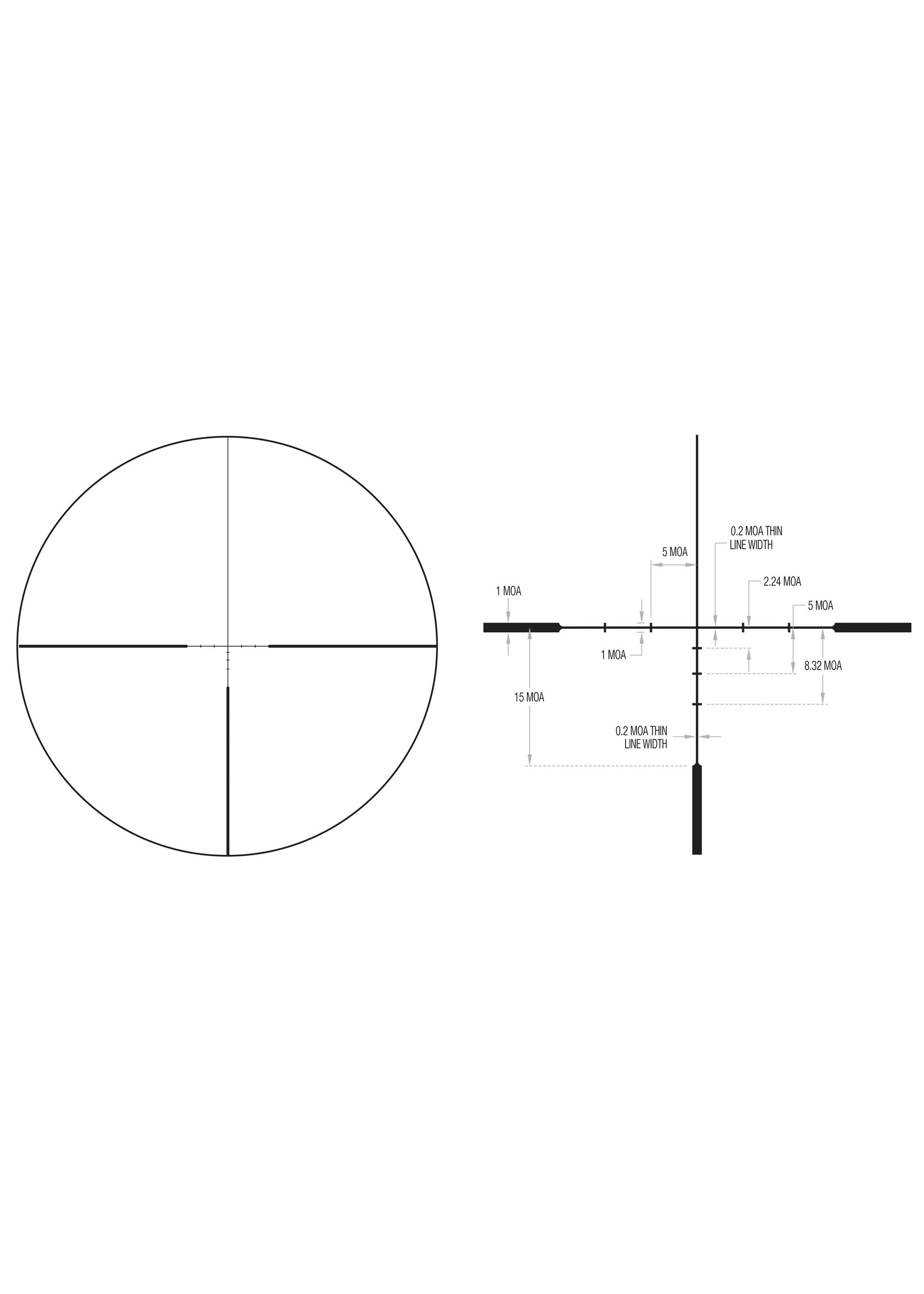 TRIJICON TRIJICON HURON 2.5-10X40 RIFLESCOPE | BDC HUNTER HOLDS RETICLE