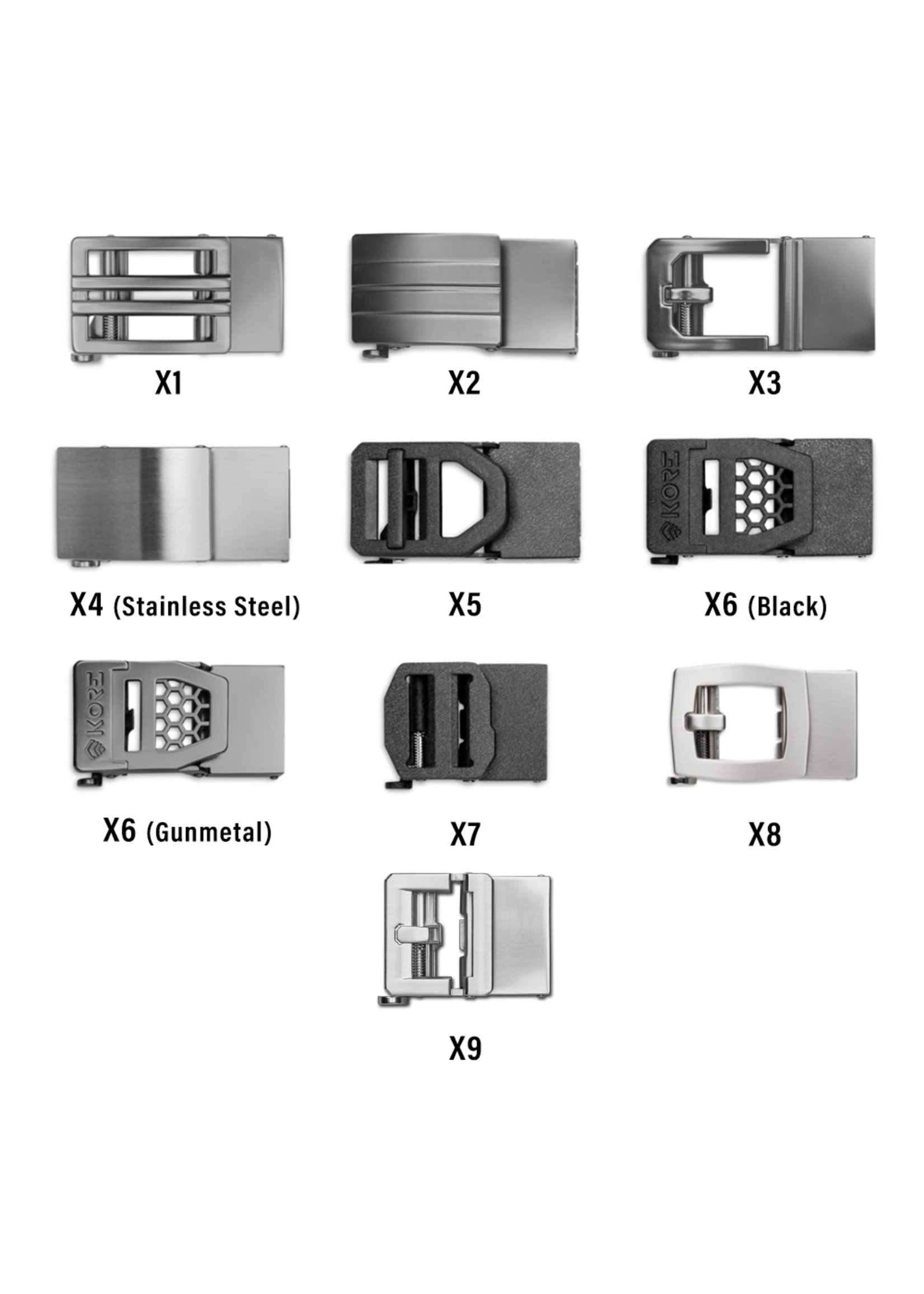 KORE ESSENTIALS KORE ESSENTIALS GUN BUCKLES 1.5"