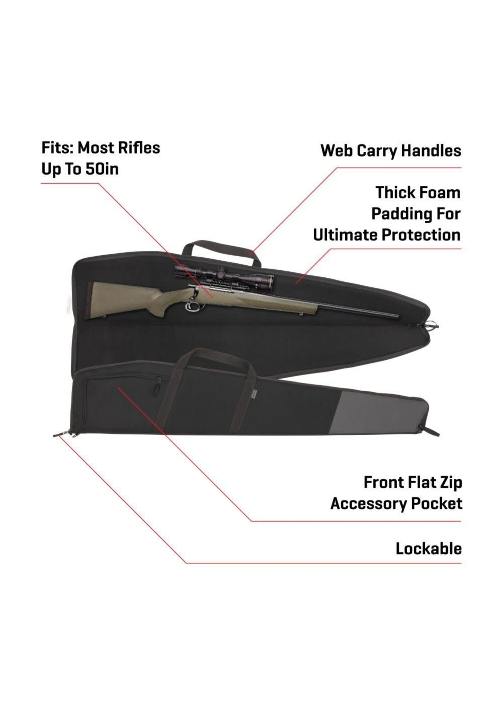 ALLEN 50" PLATA RIFLE CASE