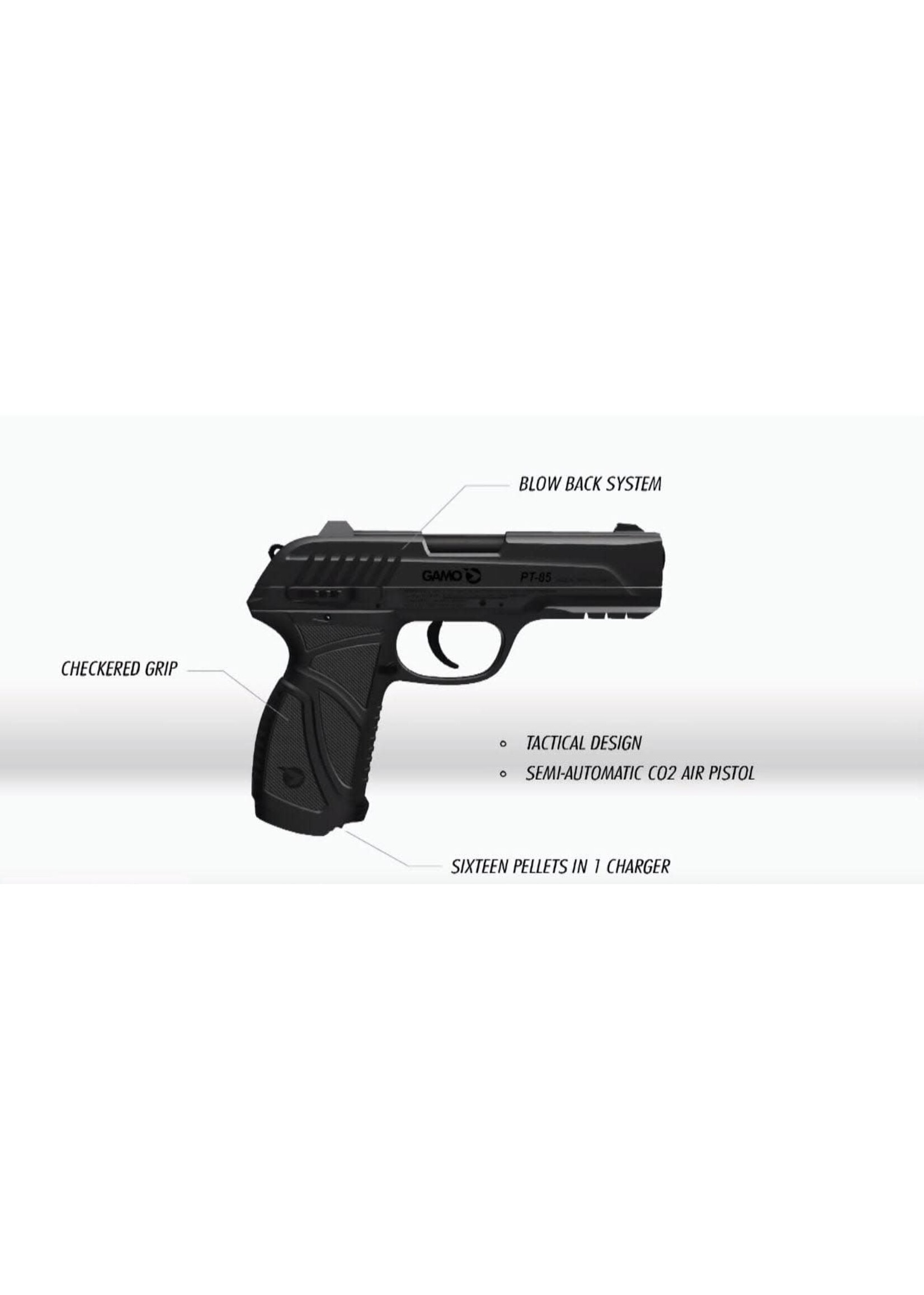 GAMO PT-85 Blowback CO2 Pellet Pistol .177  450 FPS