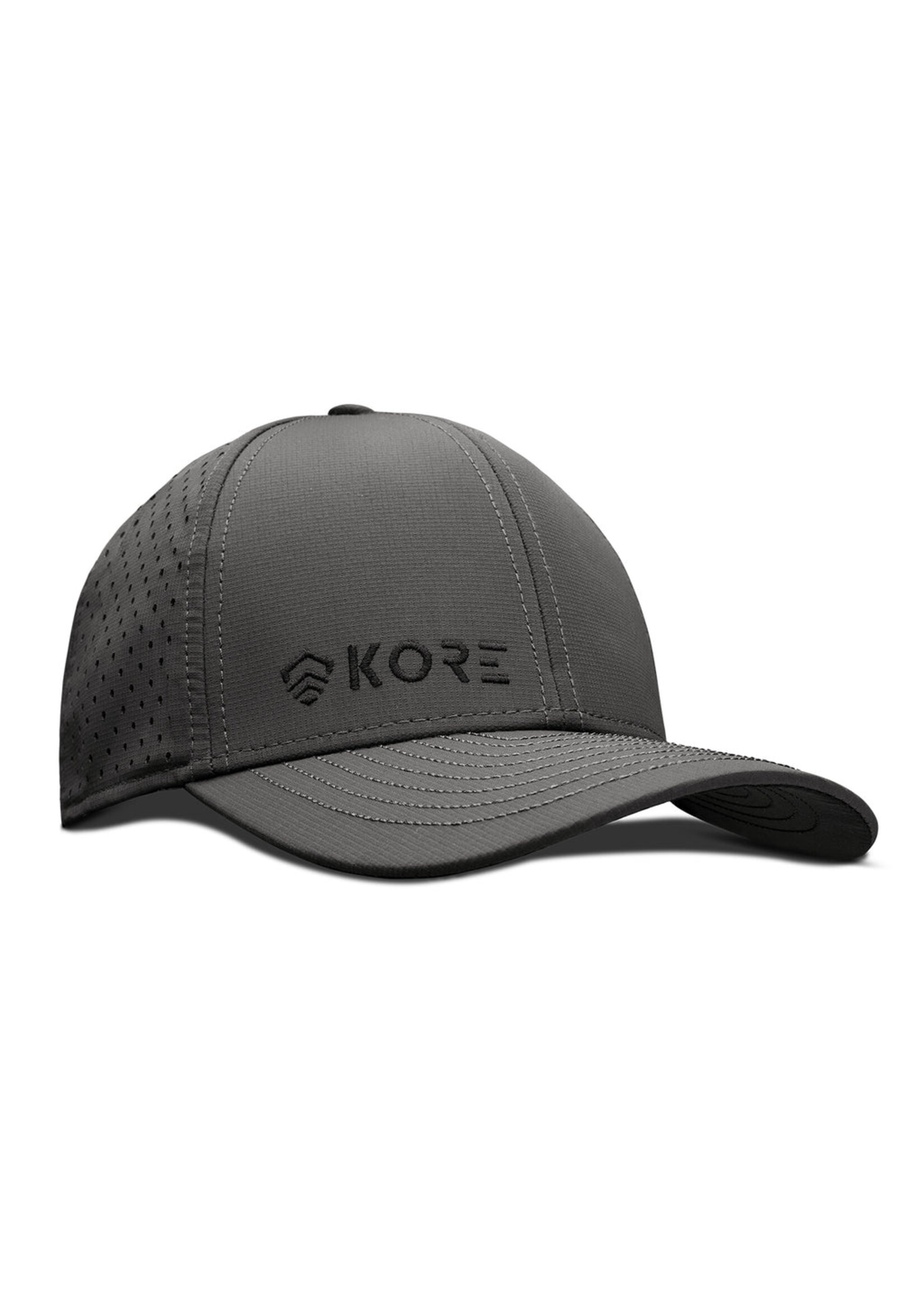 KORE ESSENTIALS KORE ESSENTIALS CREW HAT BLK ON GRY