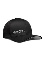 KORE ESSENTIALS KORE ESSENTIALS FLEX FIT HAT GRY ON BLK