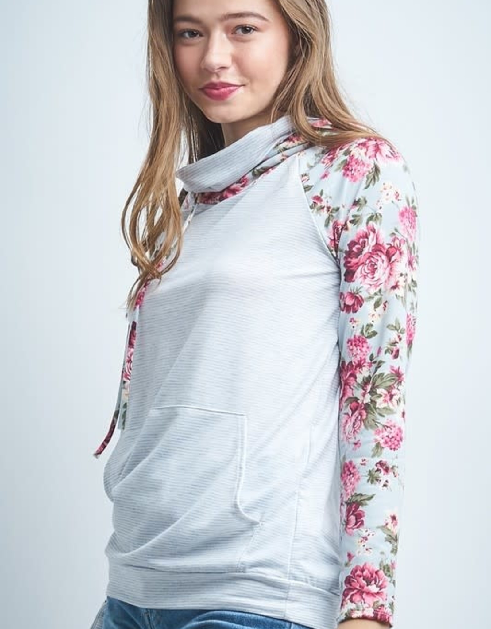 cowl neck hoody