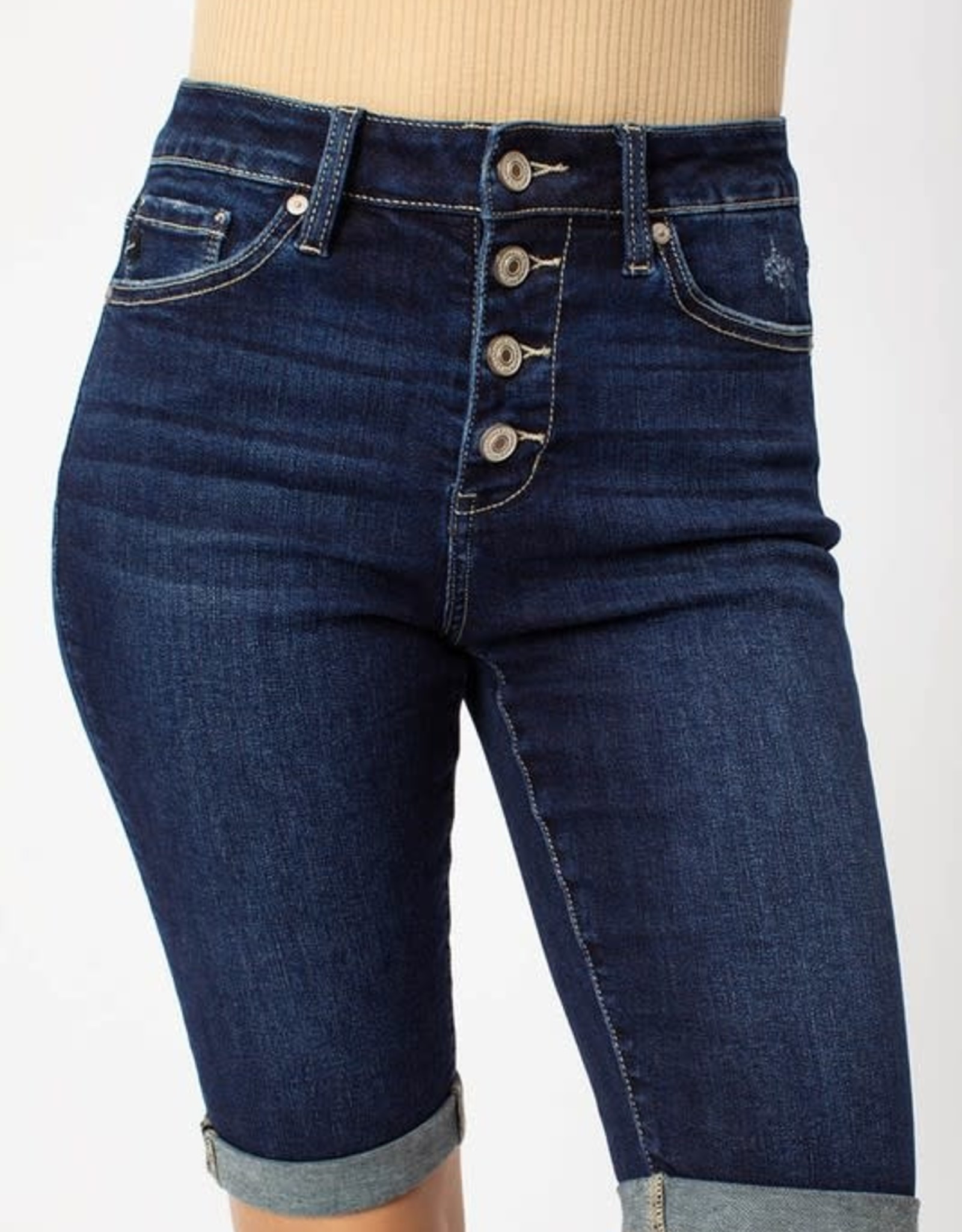 high waisted 4 button jeans