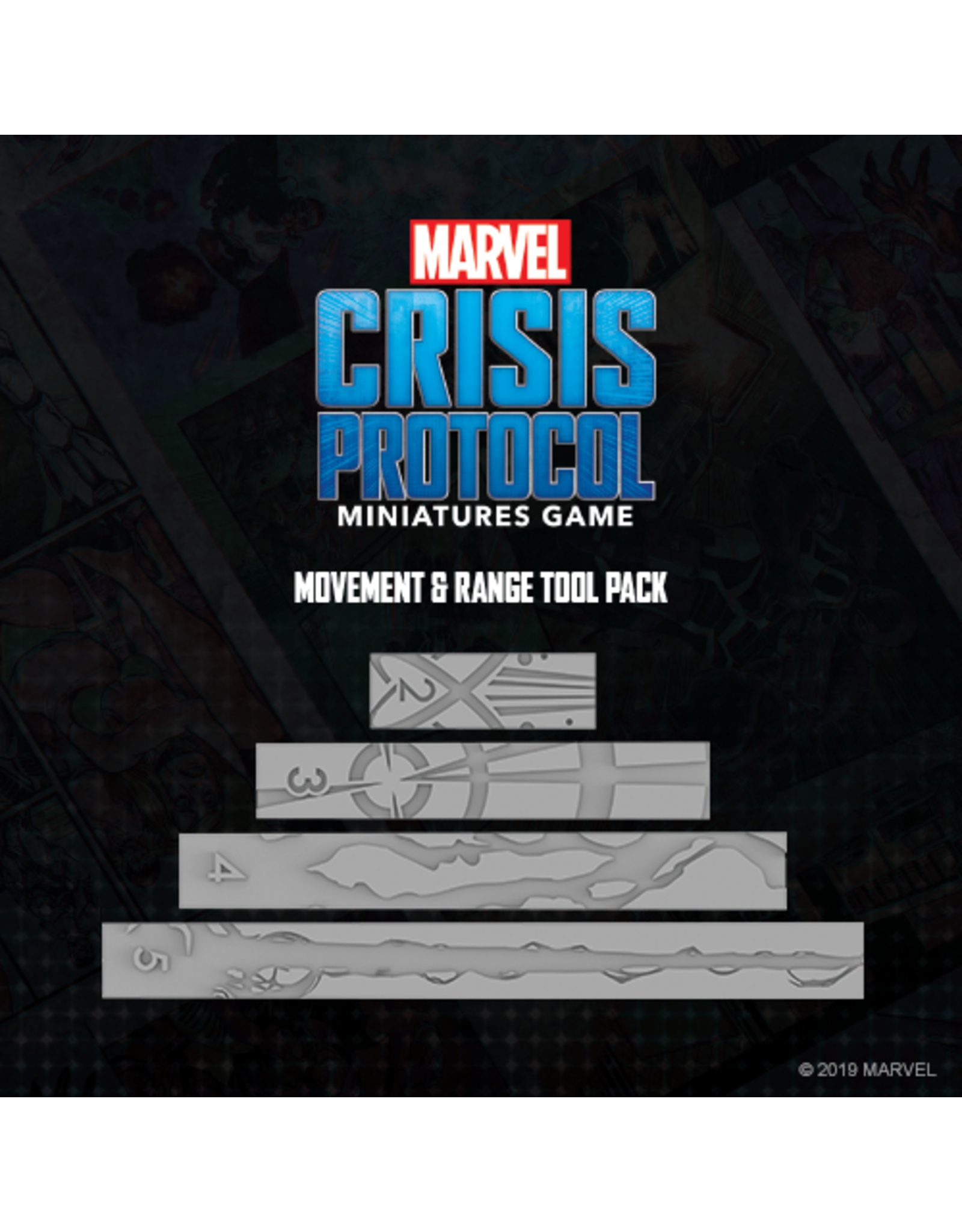 Atomic Mass Games Marvel Crisis Protocol - Movement & Range Tool