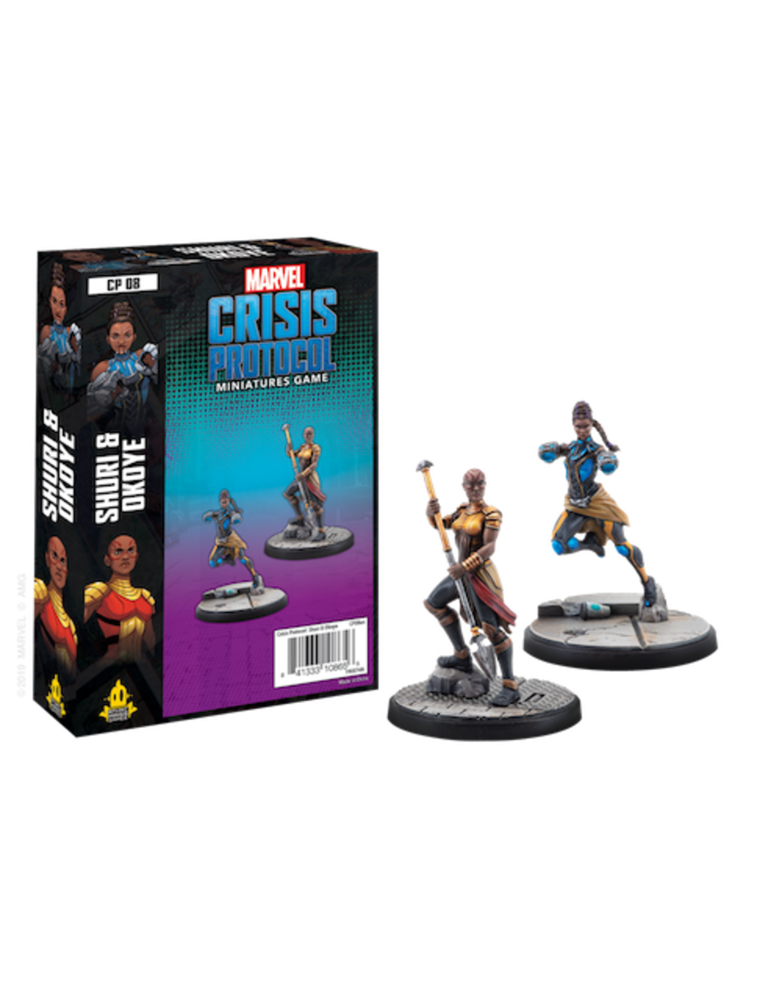 Atomic Mass Games Marvel Crisis Protocol - Shuri and Okoye