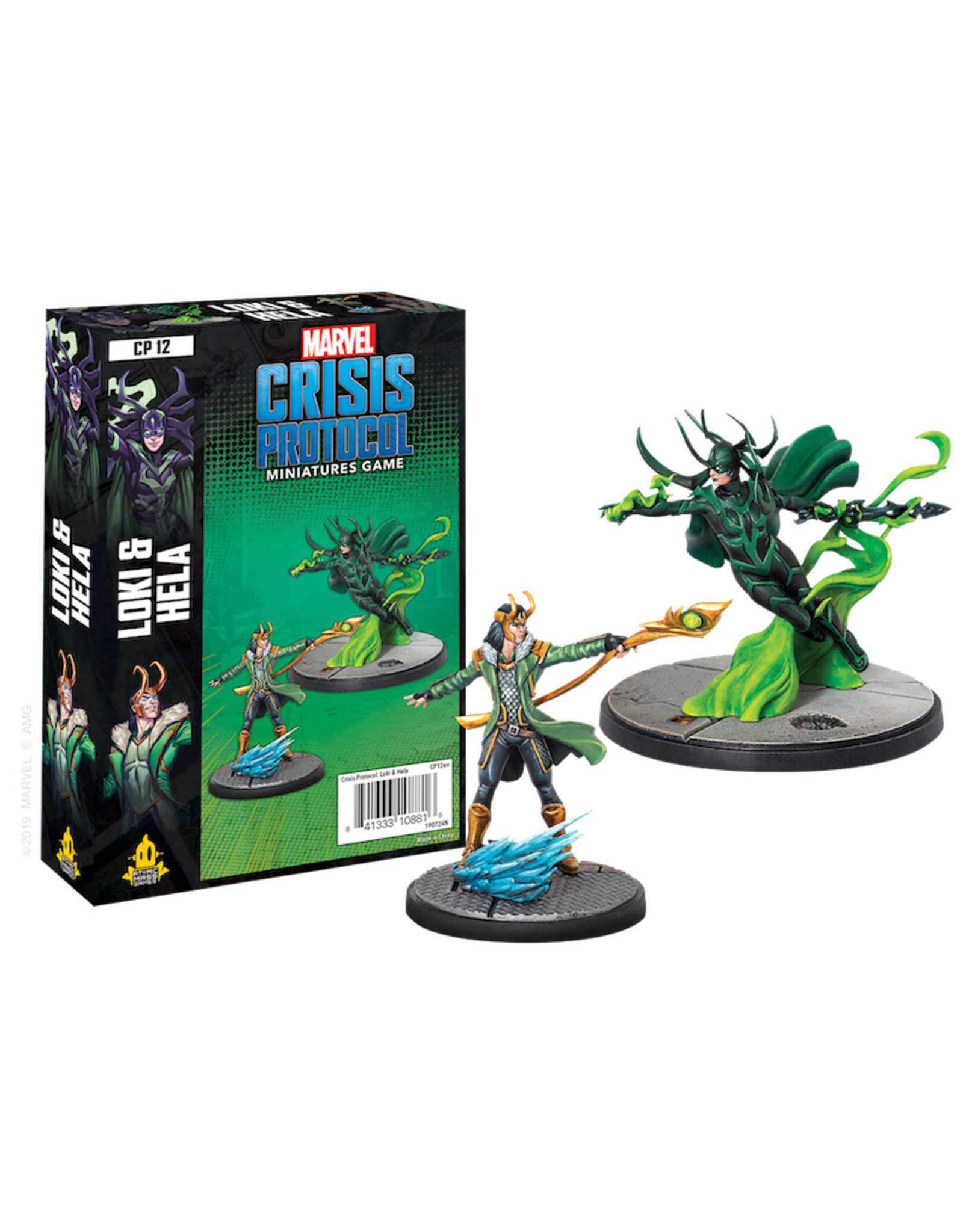 Atomic Mass Games Marvel Crisis Protocol - Loki & Hela