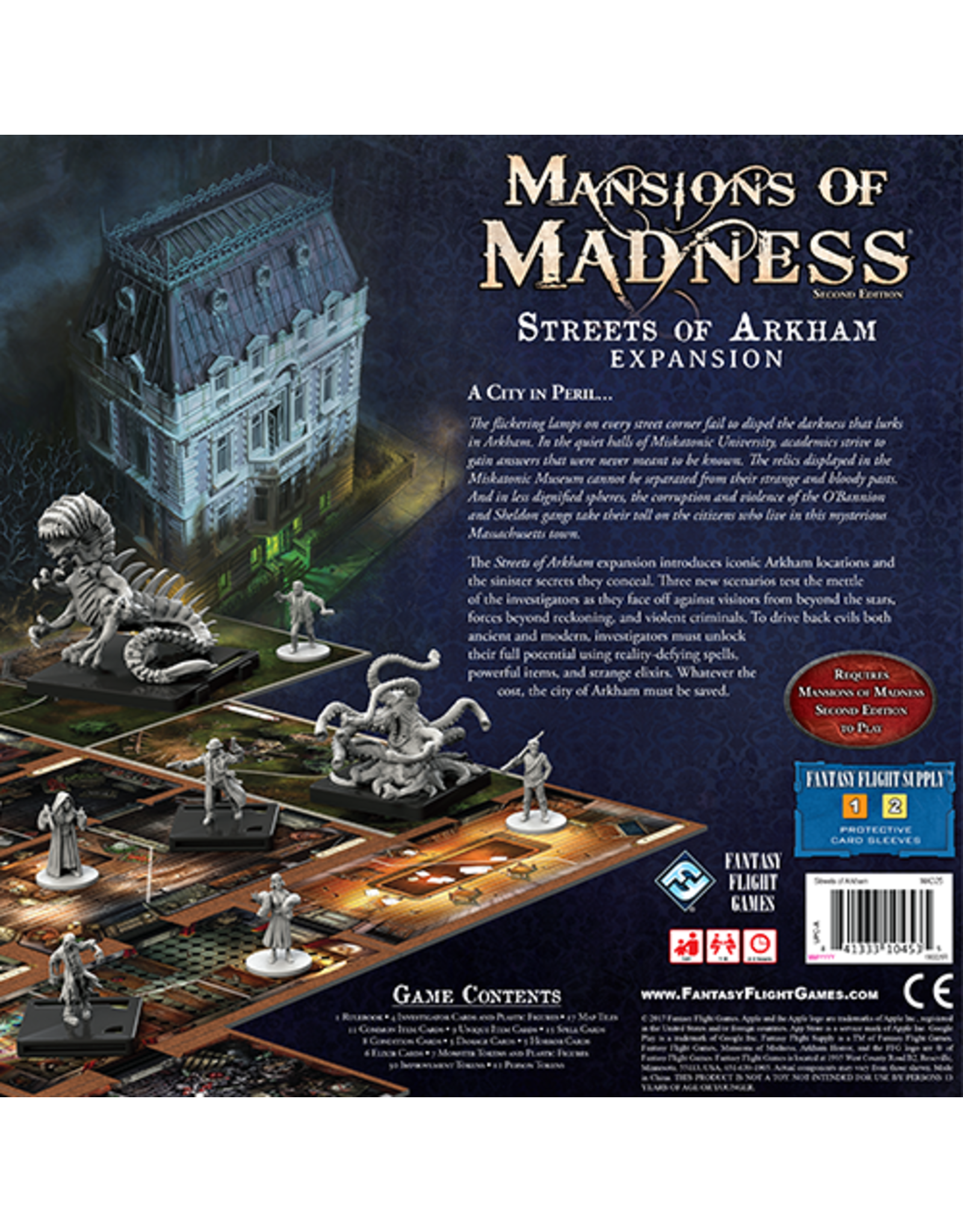 Fantasy Flight Games Mansions of Madness 2nd Edition: Streets of Arkham