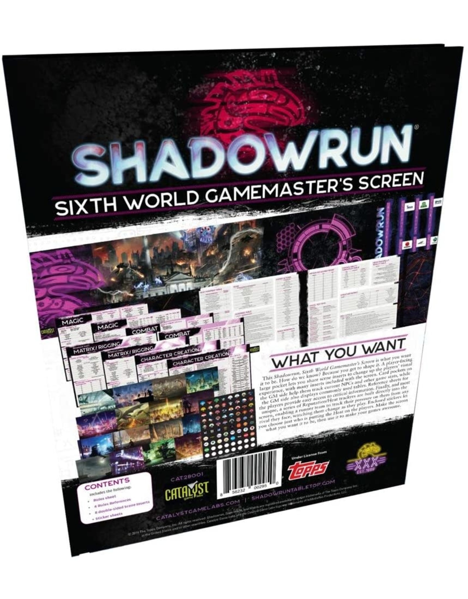 Catalyst Game Labs Shadowrun Game Master Screen