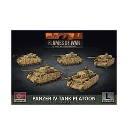 Battlefront Miniatures Flames of War Panzer IV Tank Platoon