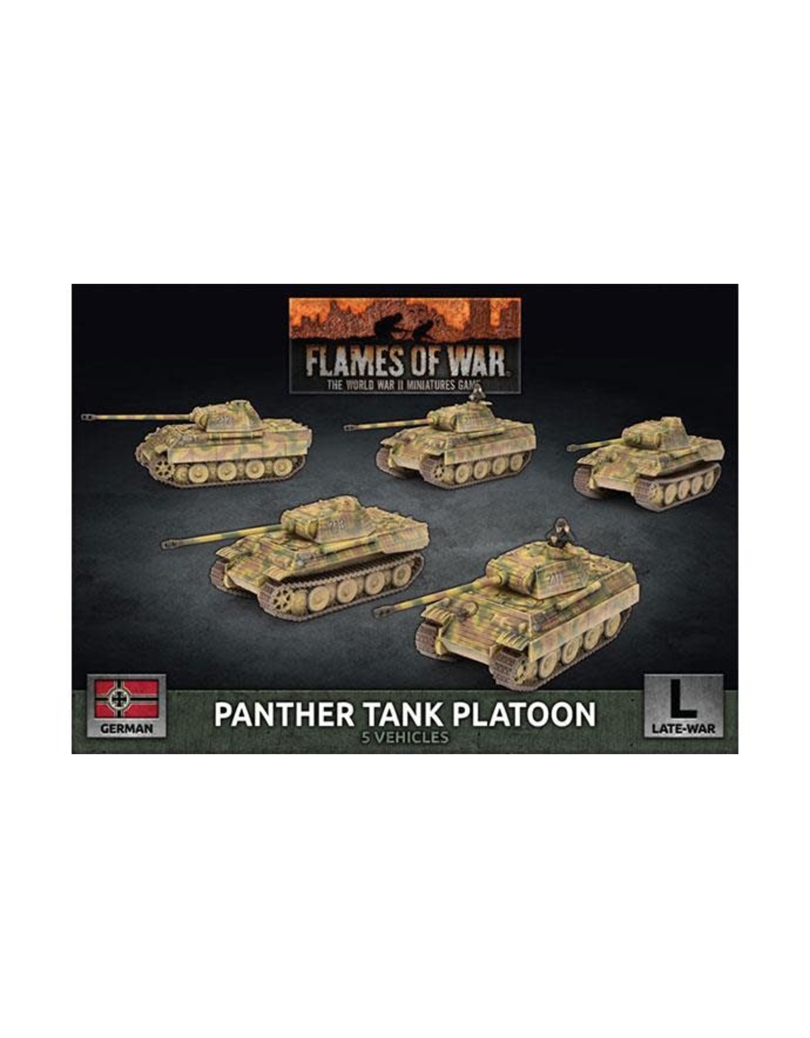 Battlefront Miniatures Flames of War Panther A Tank Platoon